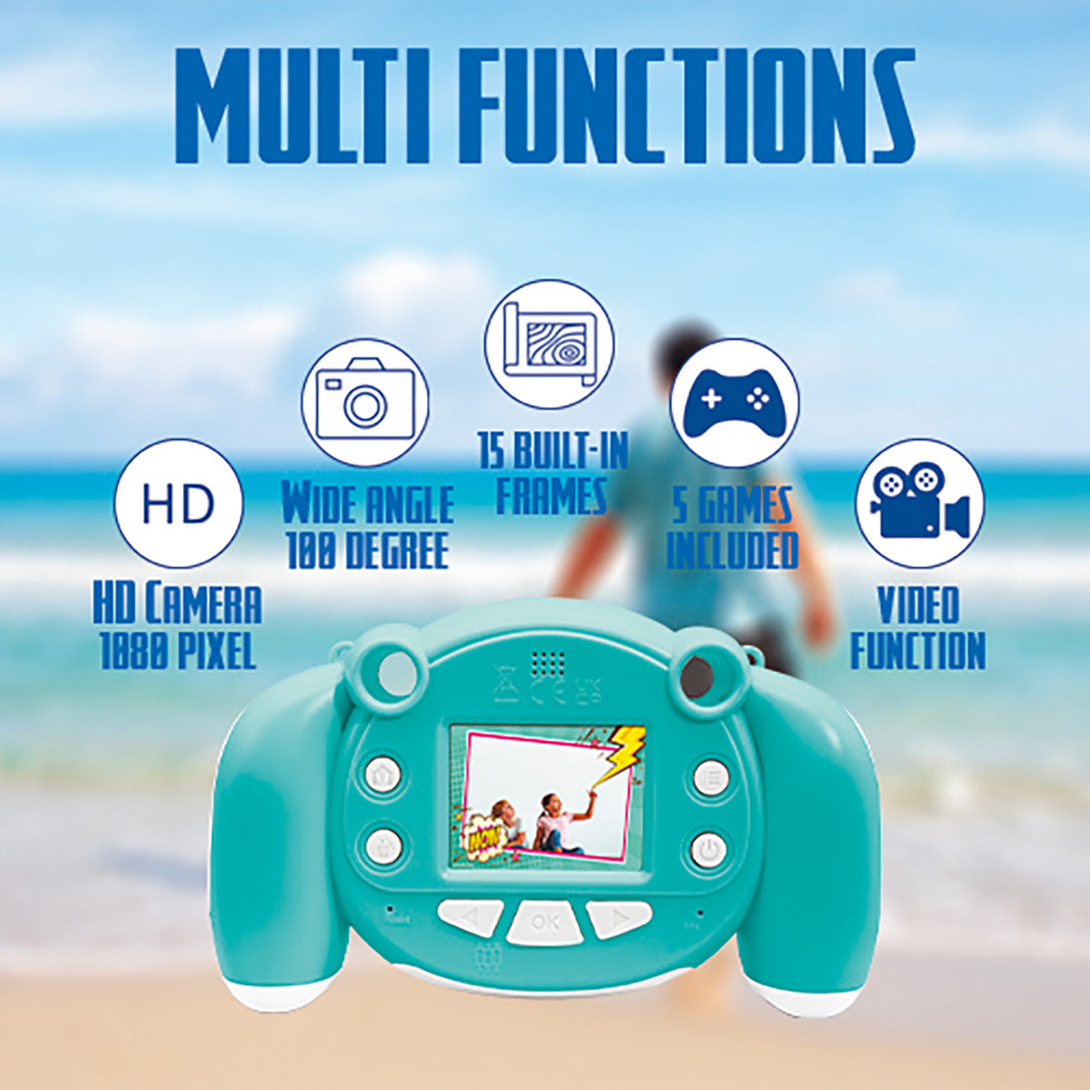 4-in-1 Kids Digital Camera