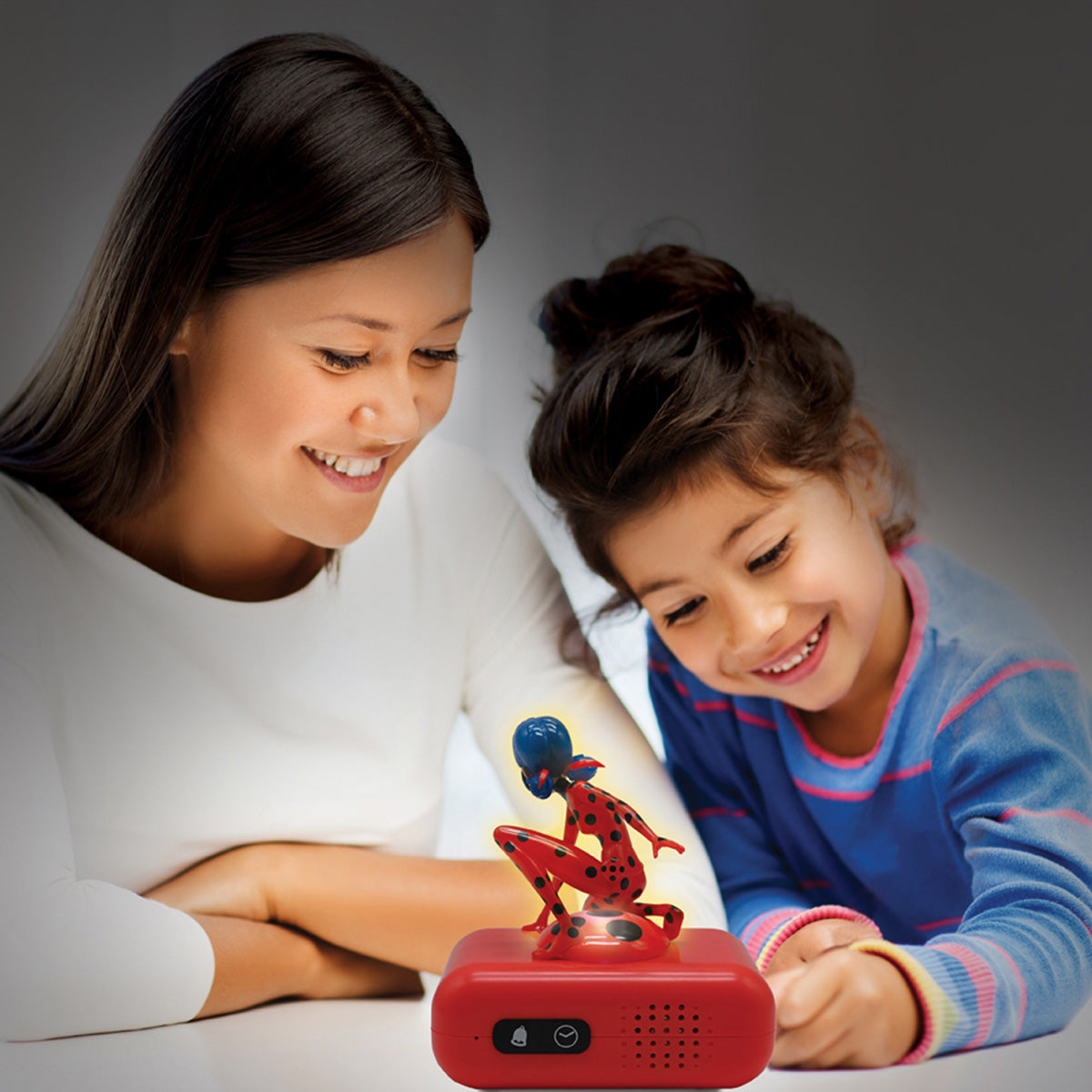 Miraculous Ladybug Digital Alarm Clock with Nightlight