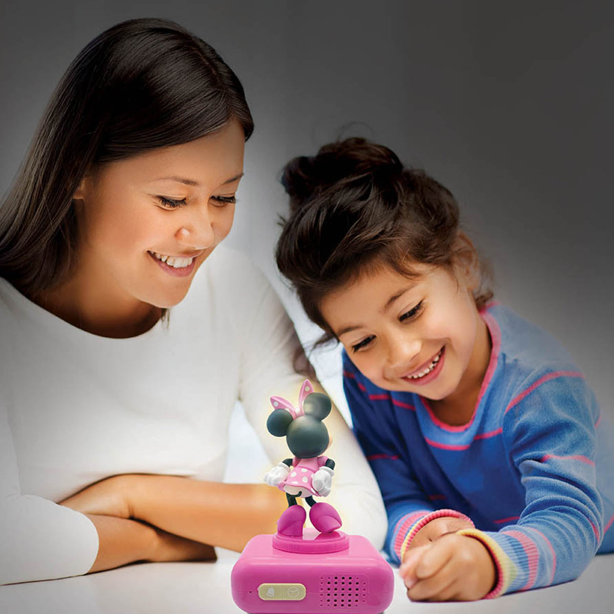 Disney Minnie Mouse Digital Alarm Clock with Nightlight