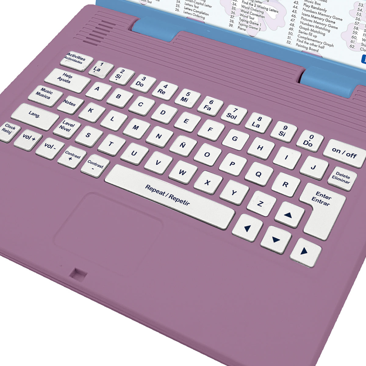 Disney Stitch Bilingual Talking Educational Laptop