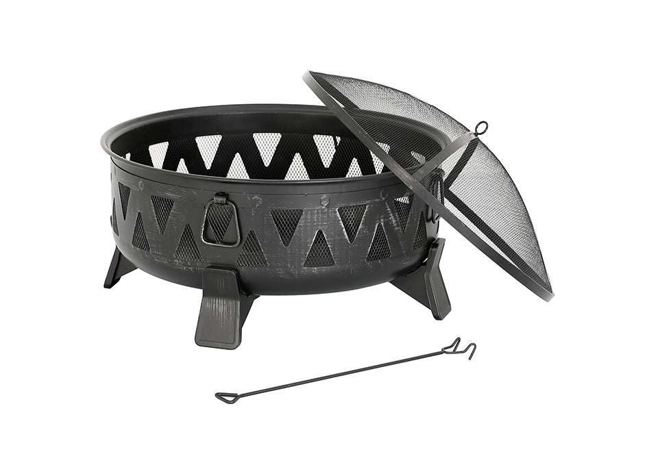 30'' Antique Wood-Burning Fire Pit