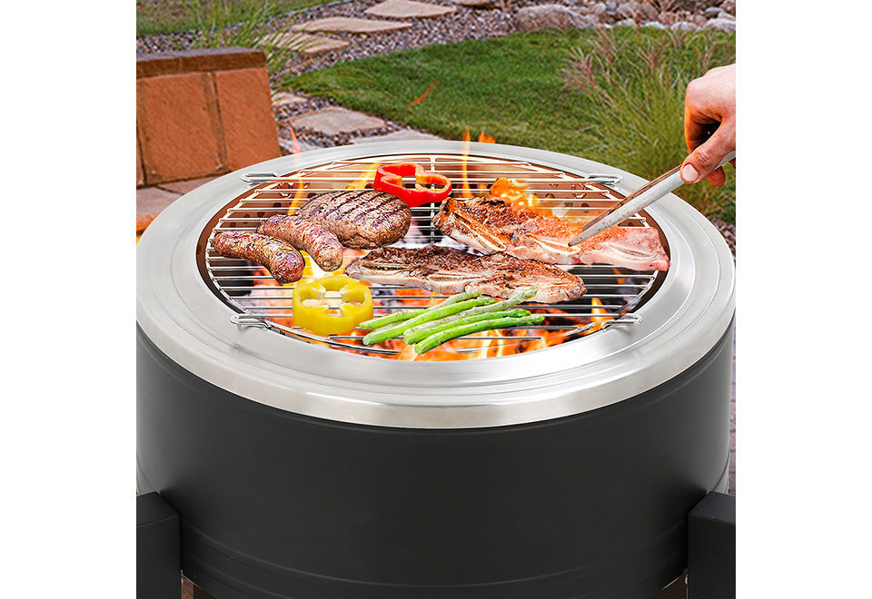 22'' Outdoor Smokeless Wood-Burning Fireplace
