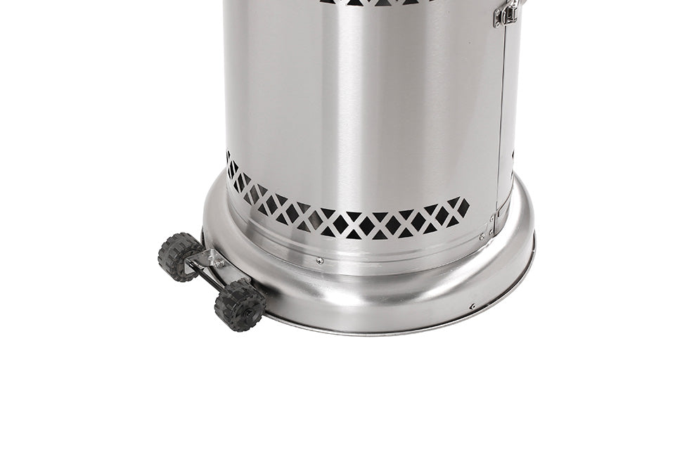 48,000 BTU Stainless Steel Floorstanding Patio Heater