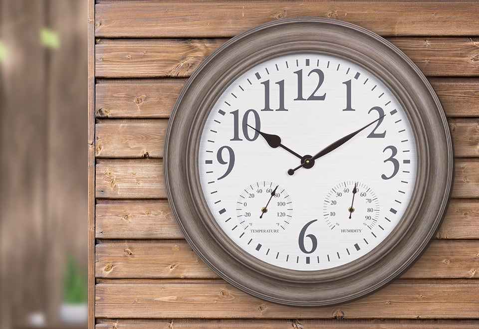 26.2'' Indoor/Outdoor Wall Clock