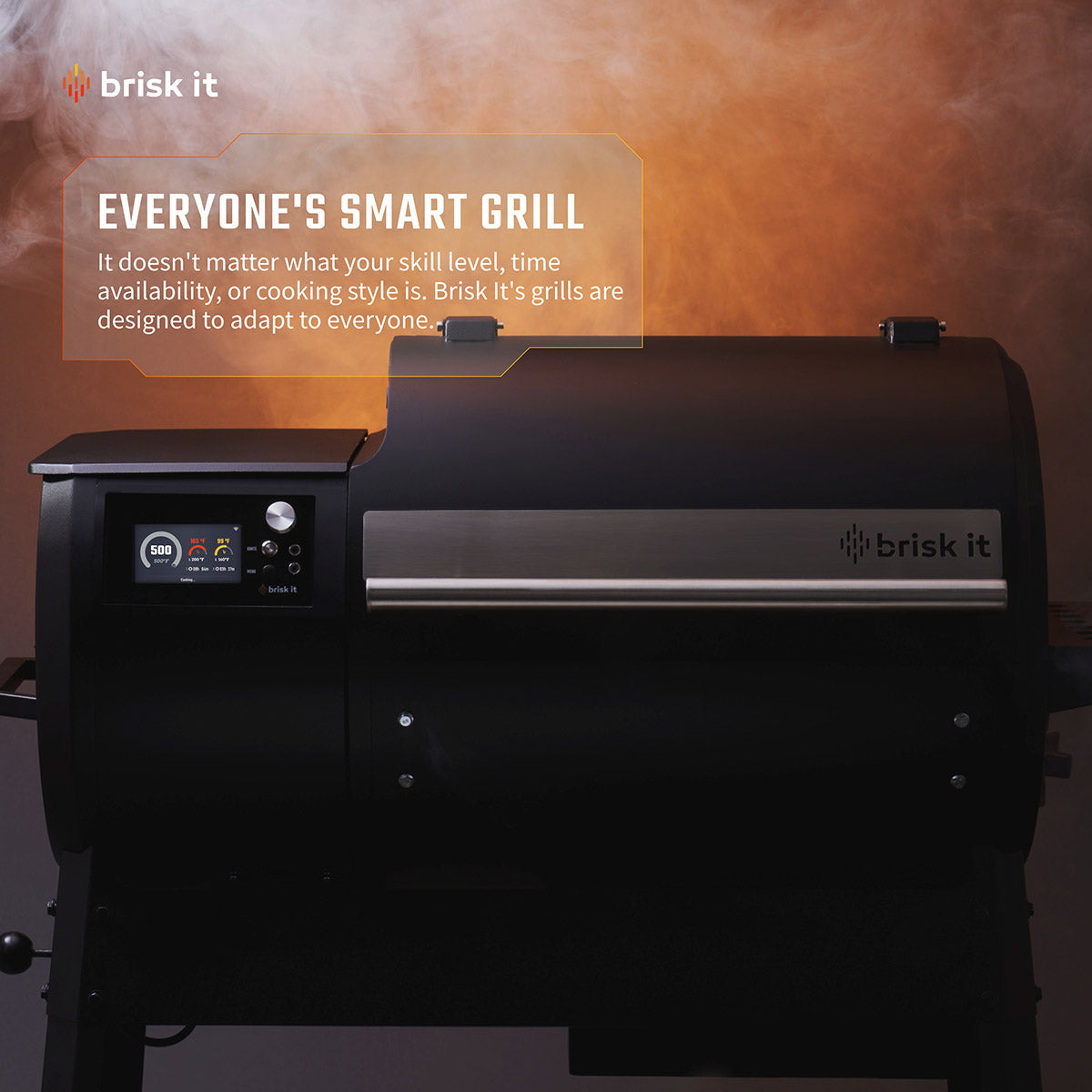 Smart Wood Pellet Smoker Grill