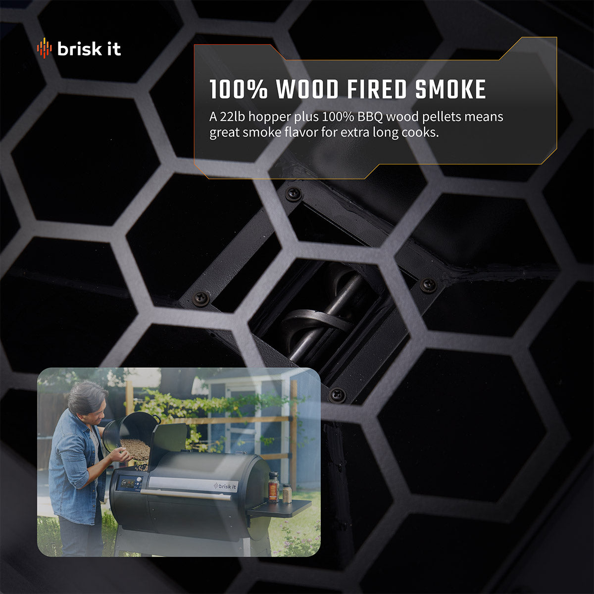 Smart Wood Pellet Smoker Grill