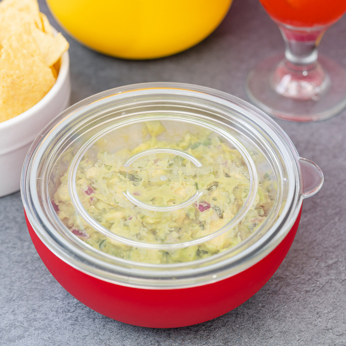 Vacuum-Insulated Serving Bowl