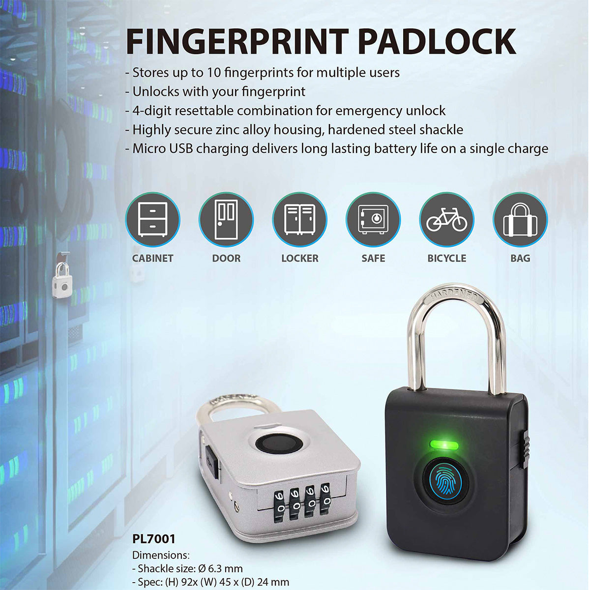 Fingerprint Padlock