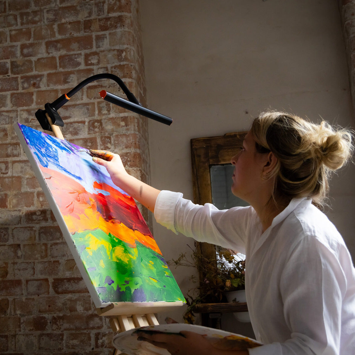 Clip-On LED Easel Lamp
