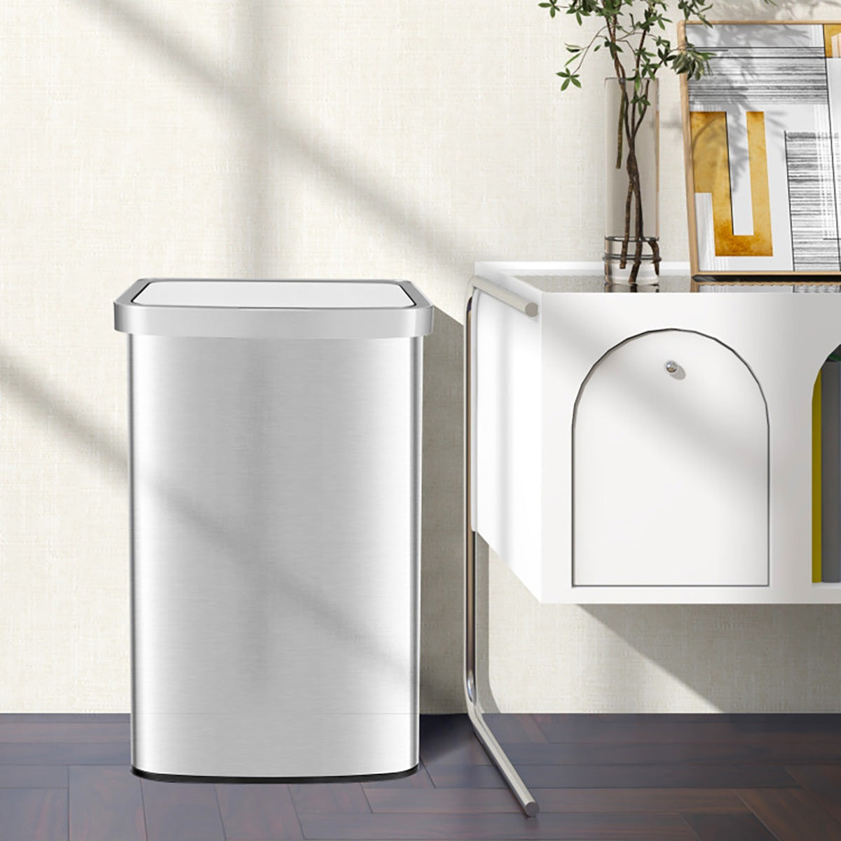 13 Gallon Touchless Motion Sensor Trash Can