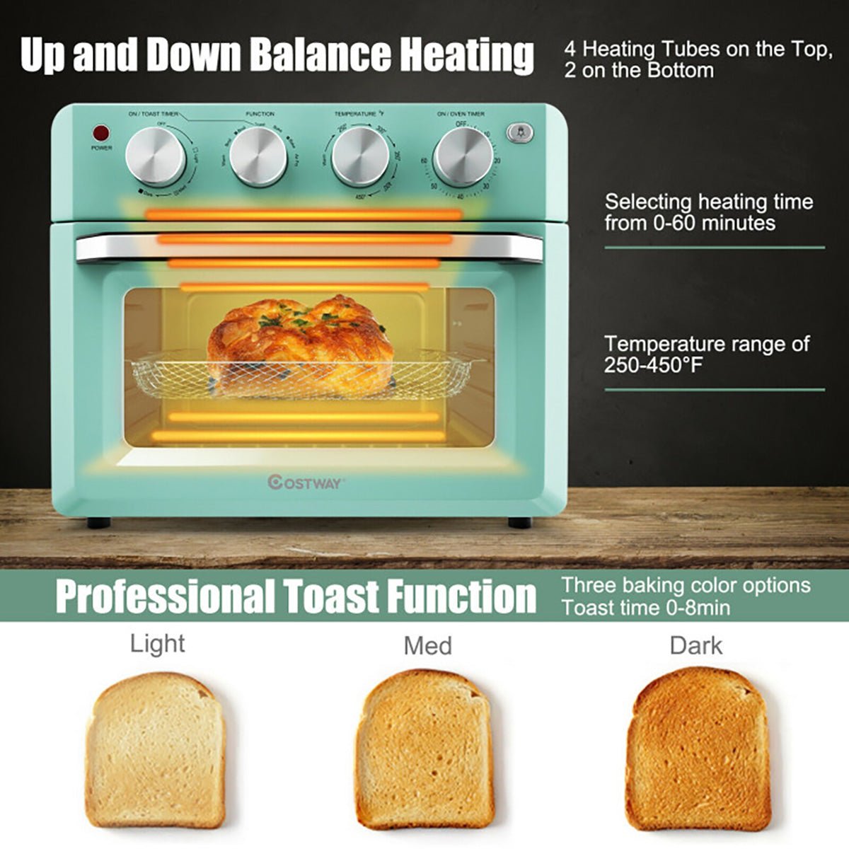7-in-1 Convection Air Fryer Toaster Oven
