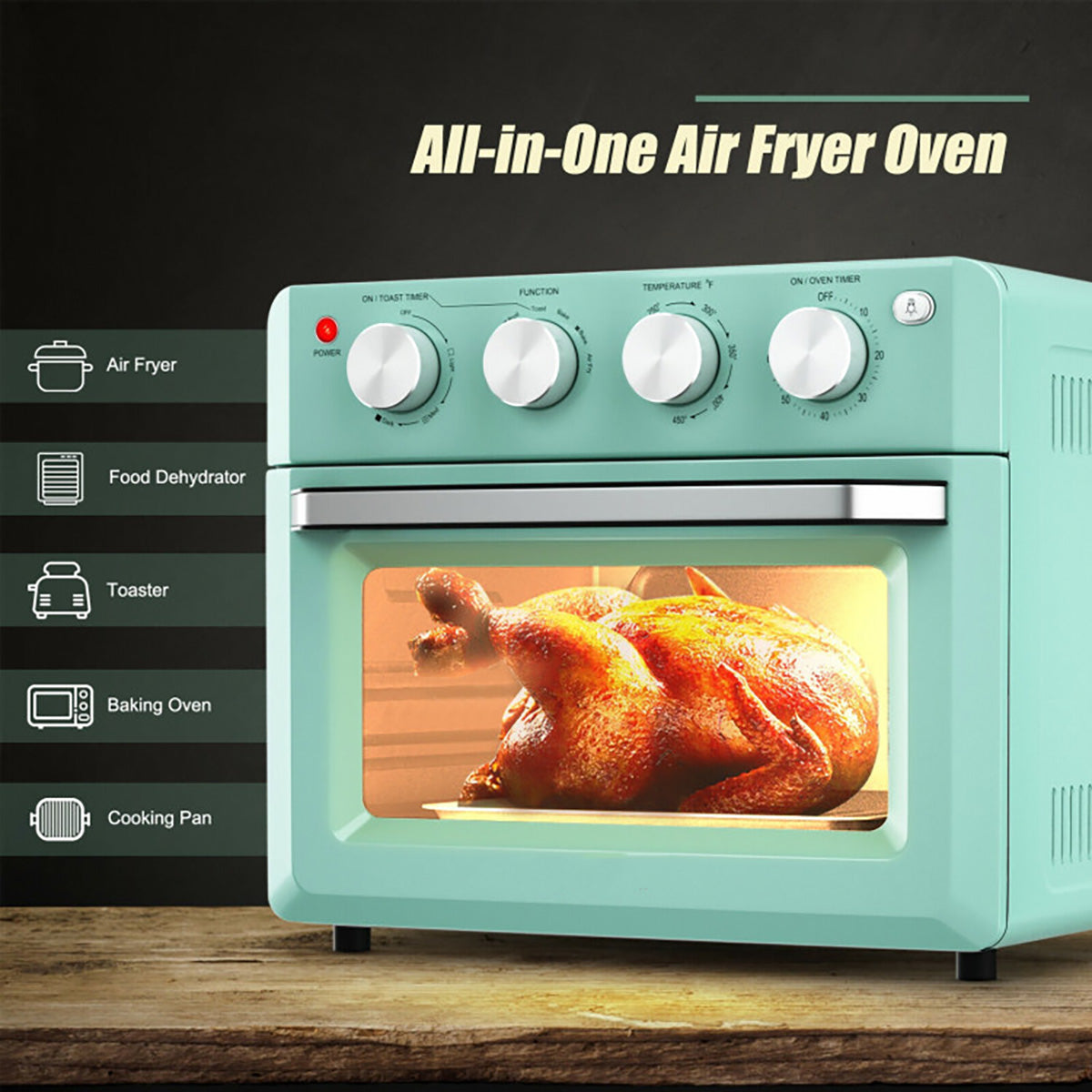7-in-1 Convection Air Fryer Toaster Oven