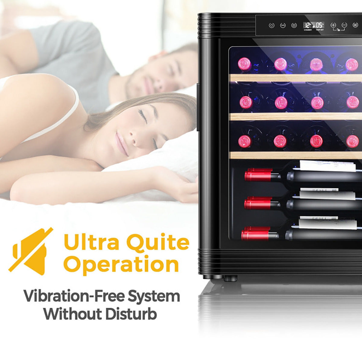 21 Bottle Compressor Wine Cooler Refrigerator