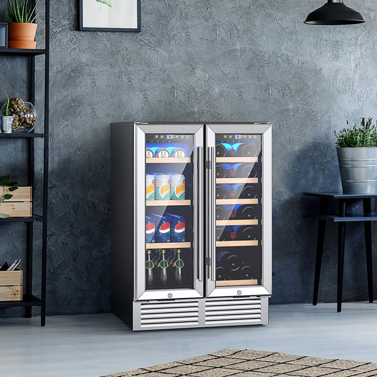 24'' Dual Zone Wine and Beverage Cooler