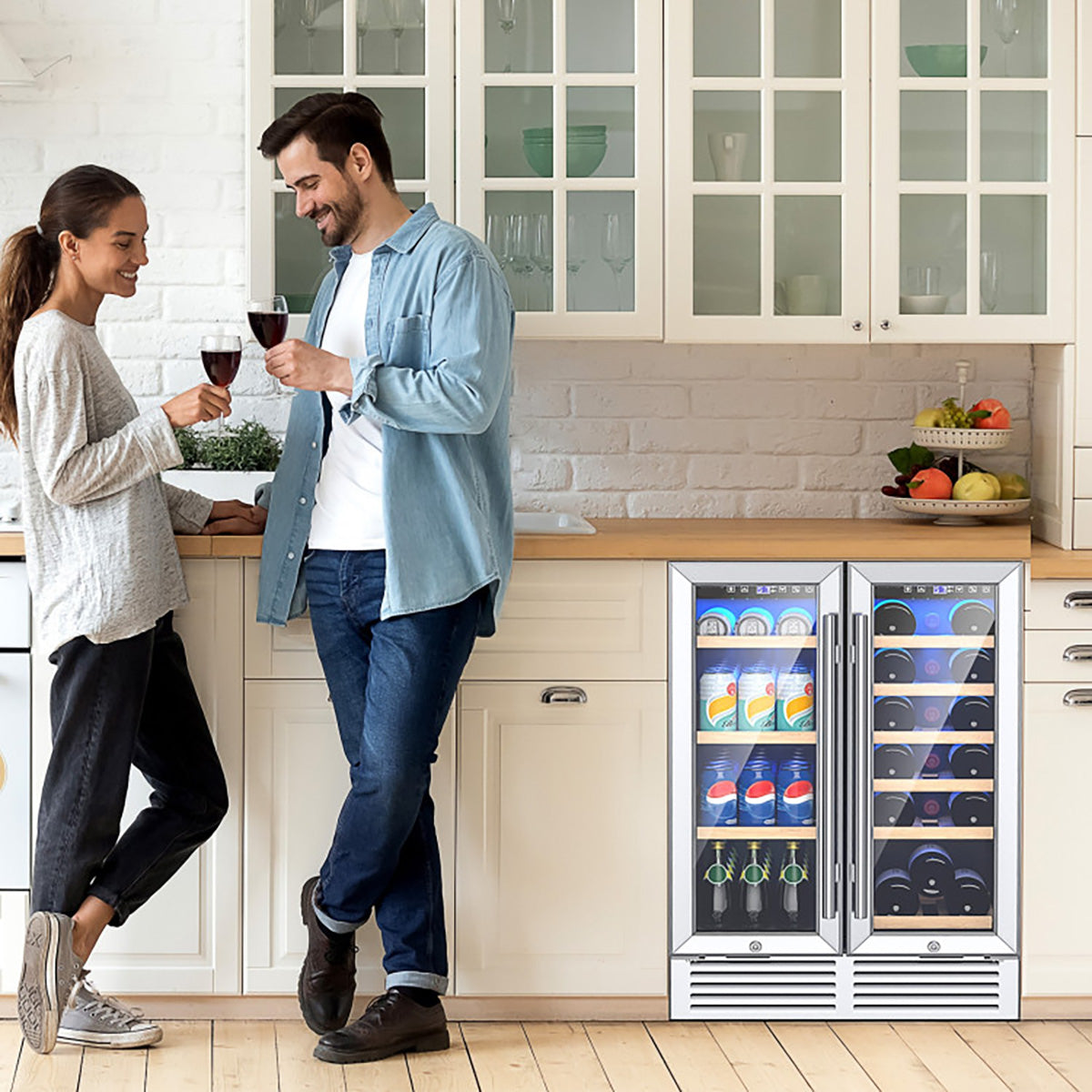 24'' Dual Zone Wine and Beverage Cooler