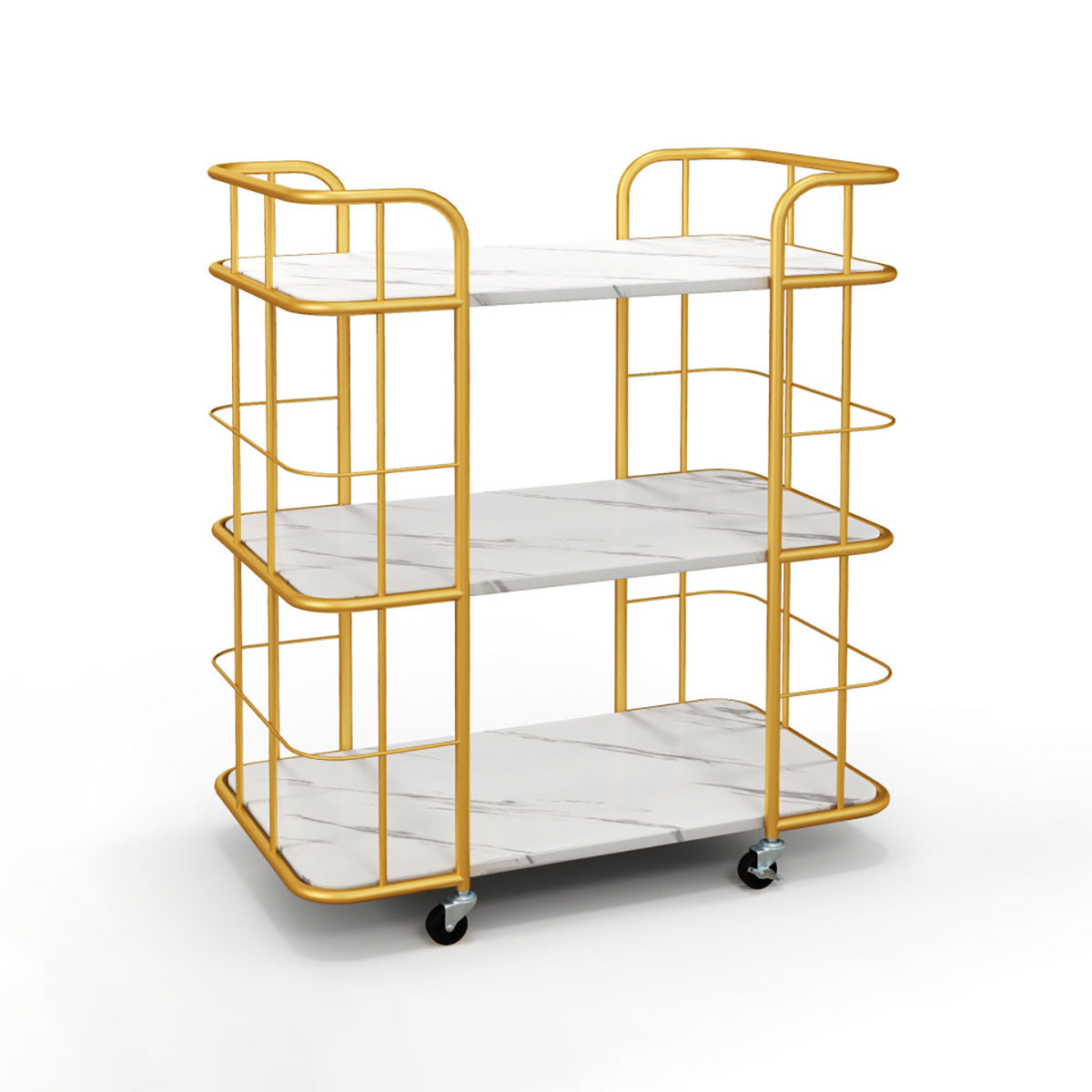 3-Tier Metal Storage Serving Cart Trolley