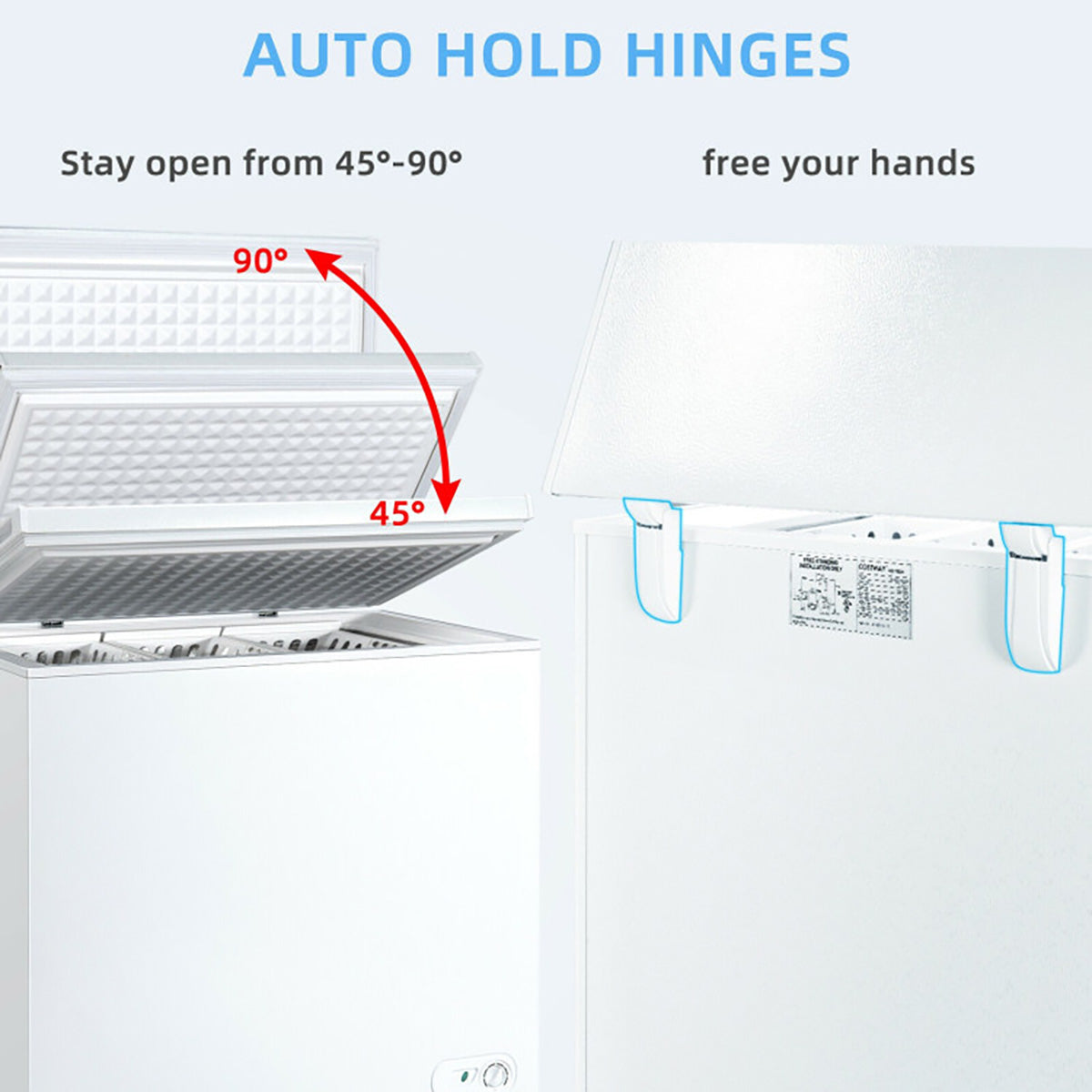 5 Cu. Ft. Chest Freezer with 3 Removable Storage Baskets