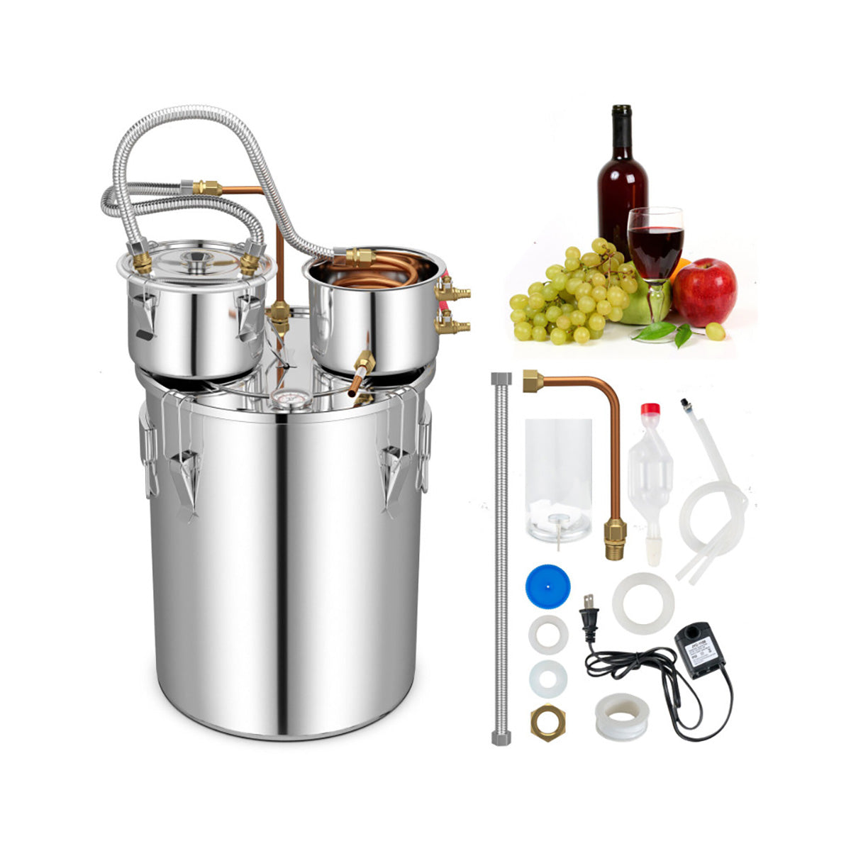 Stainless Steel Home Distillery Kit