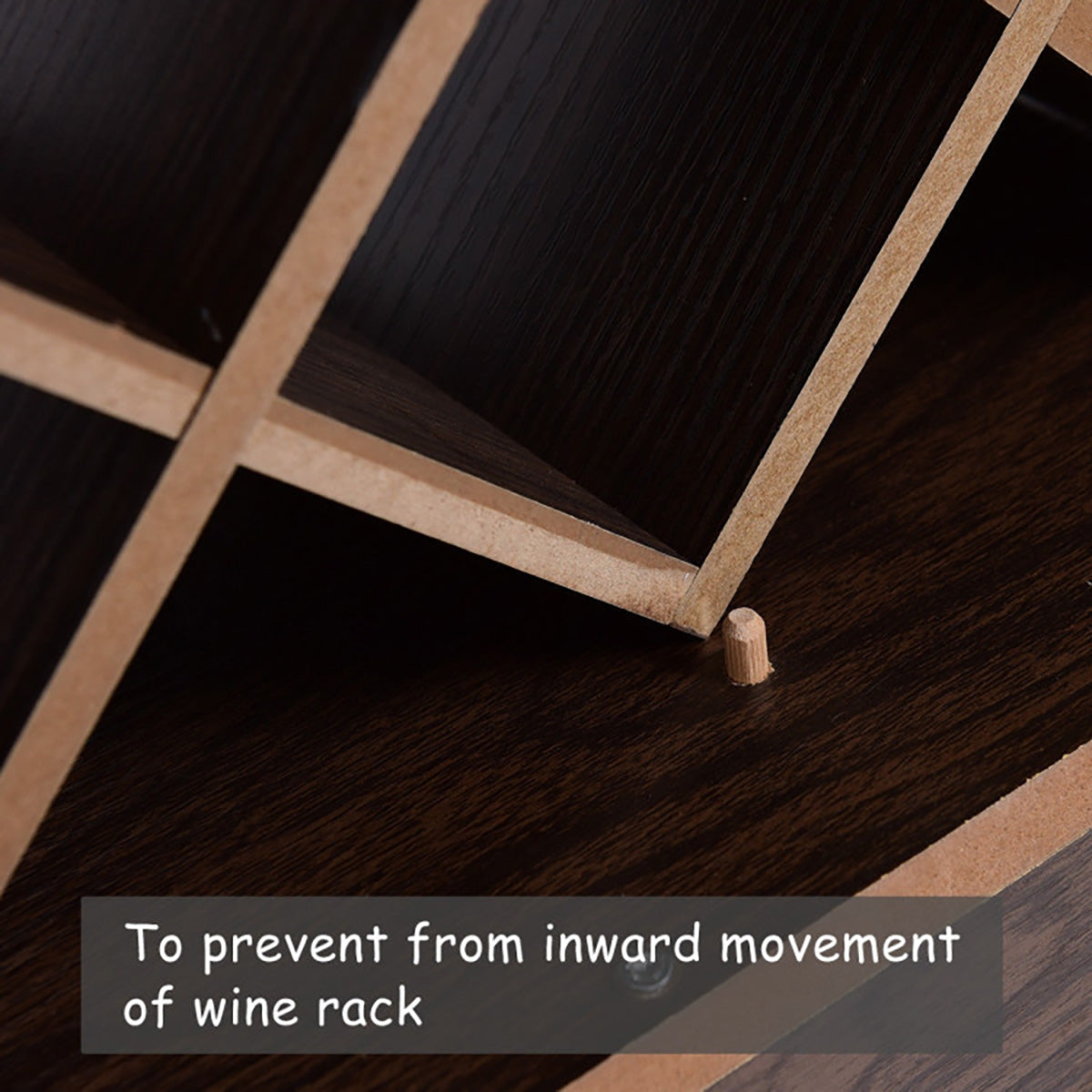 Wall Mount Wine Rack Organizer with Glass Holder