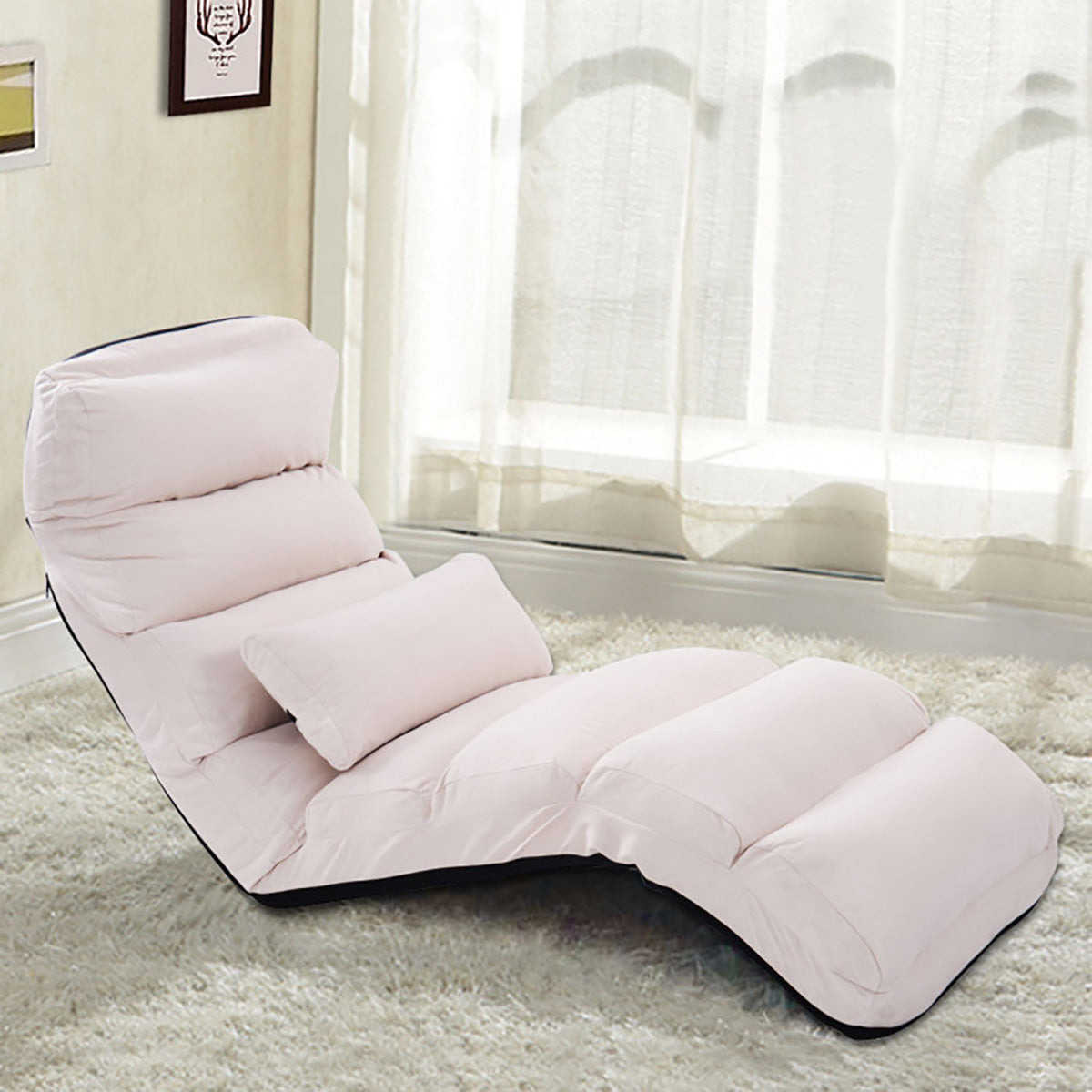Folding Floor Chaise Sofa Bed