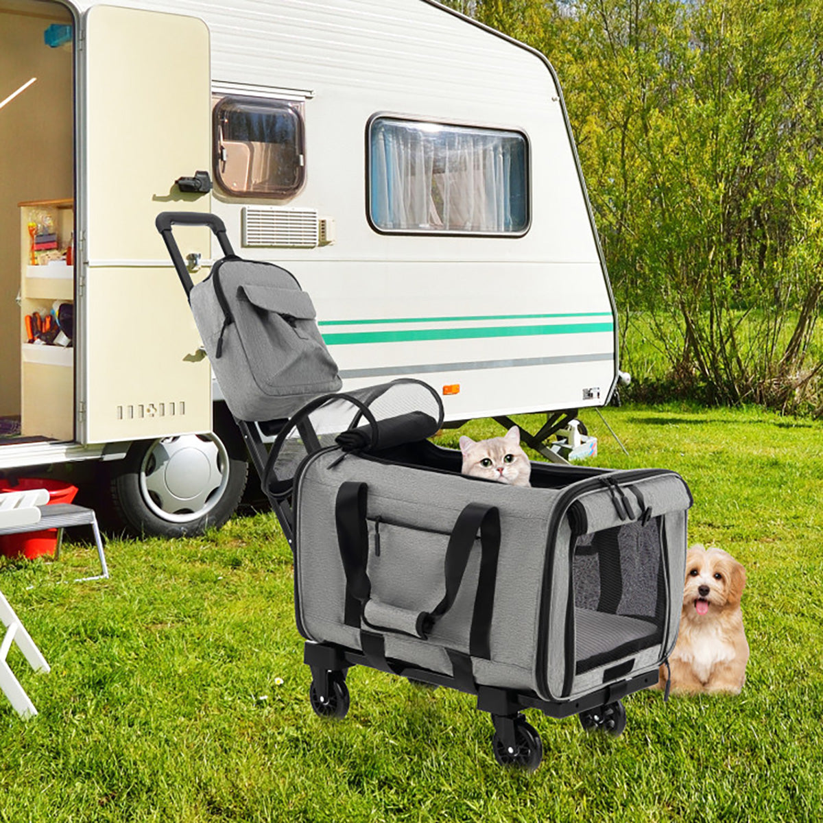 Soft Rolling Pet Carrier