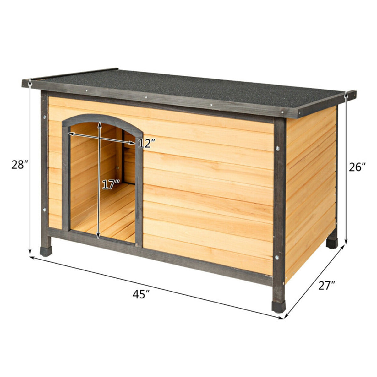 All-Weather Pet Log Cabin