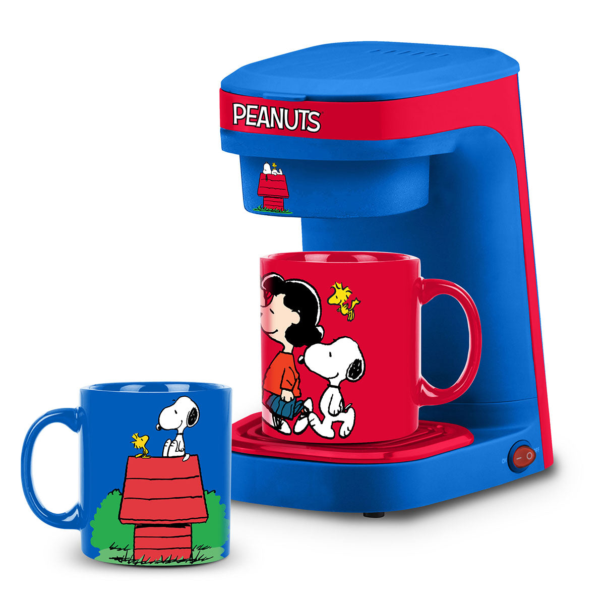 Peanuts Single Cup Coffee Maker Gift Set