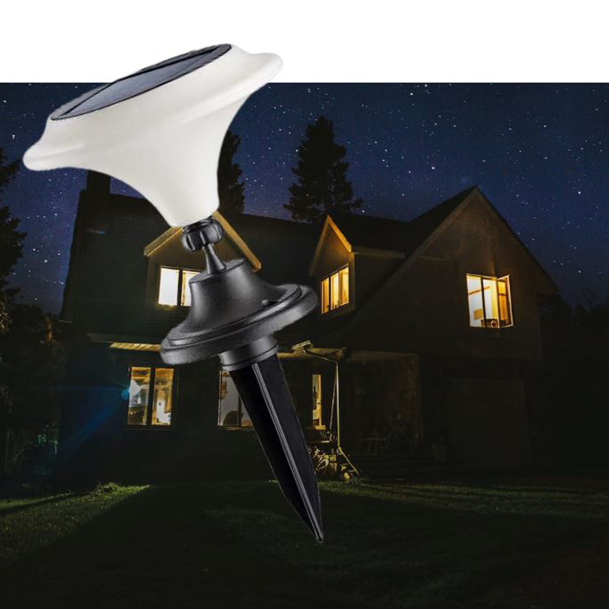 Solar-Powered LED Martini Lamp Lights (Set of 2)