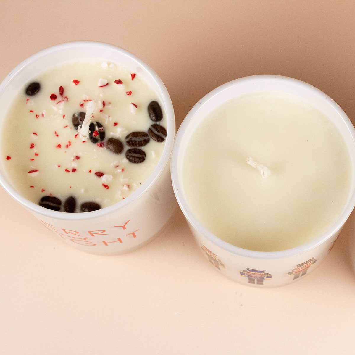 Christmas Printed Candles (3 Pack)