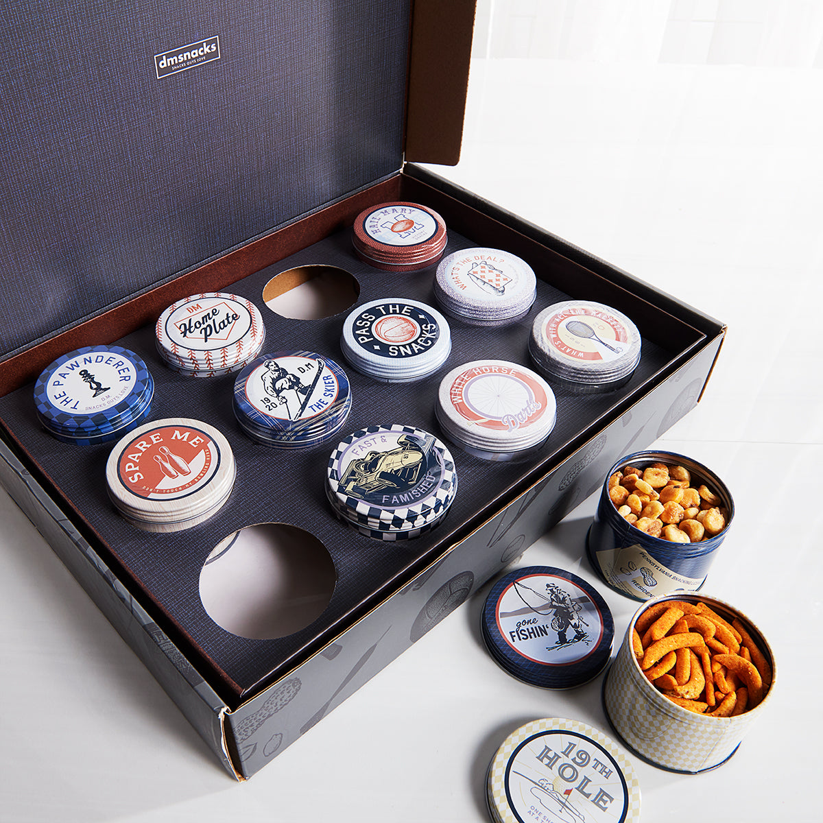 Damn, Man Bar Cart Gourmet Snack Collection