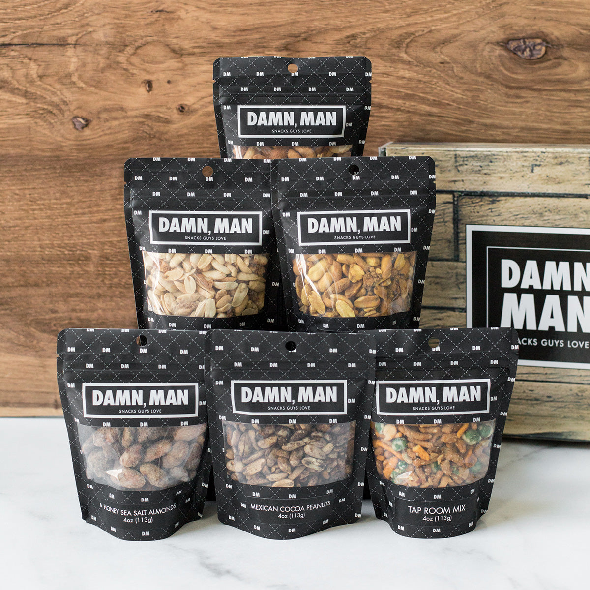 Damn, Man Manly Mixed Gourmet Nut Box