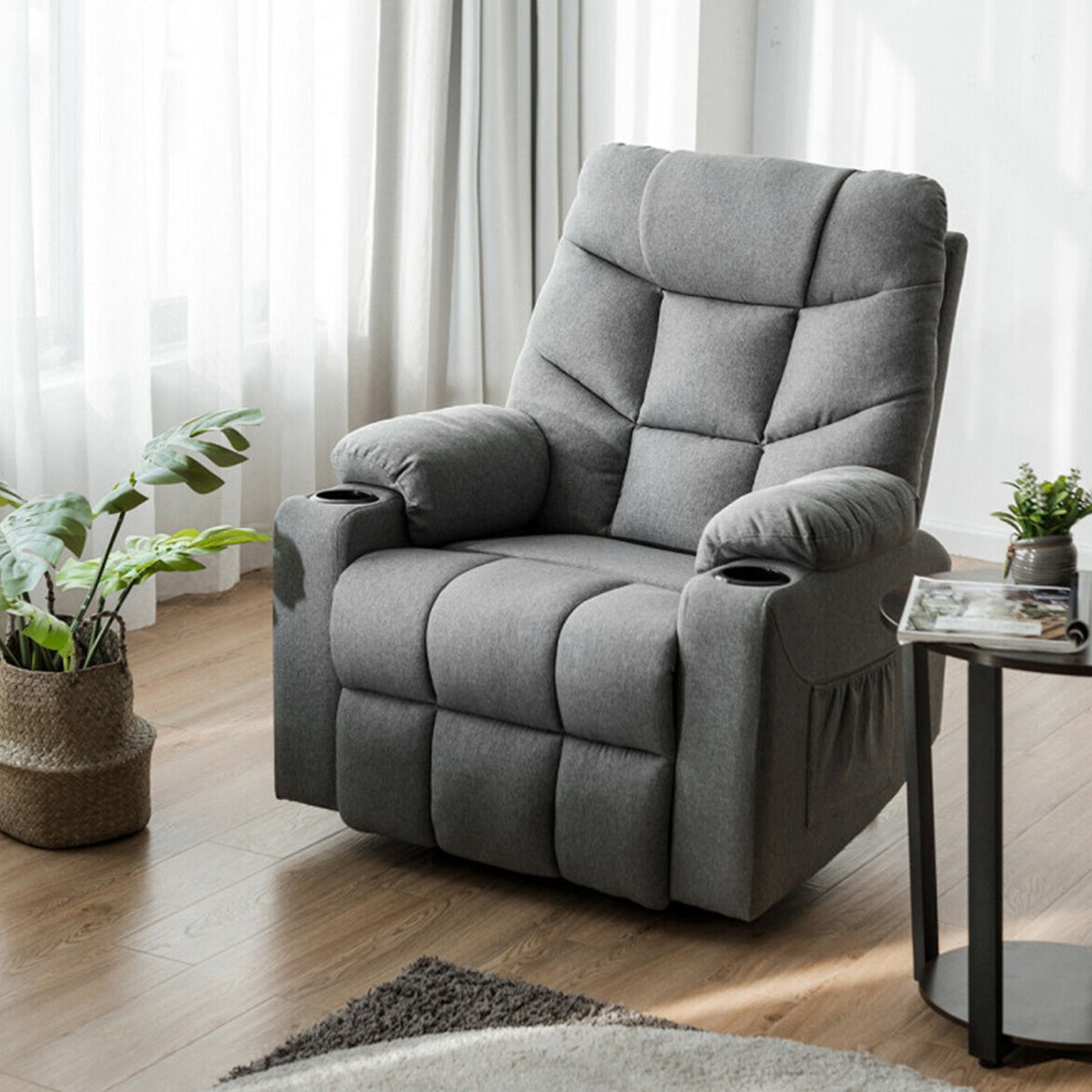 Electric Power Lift Heated Massage Chair Recliner