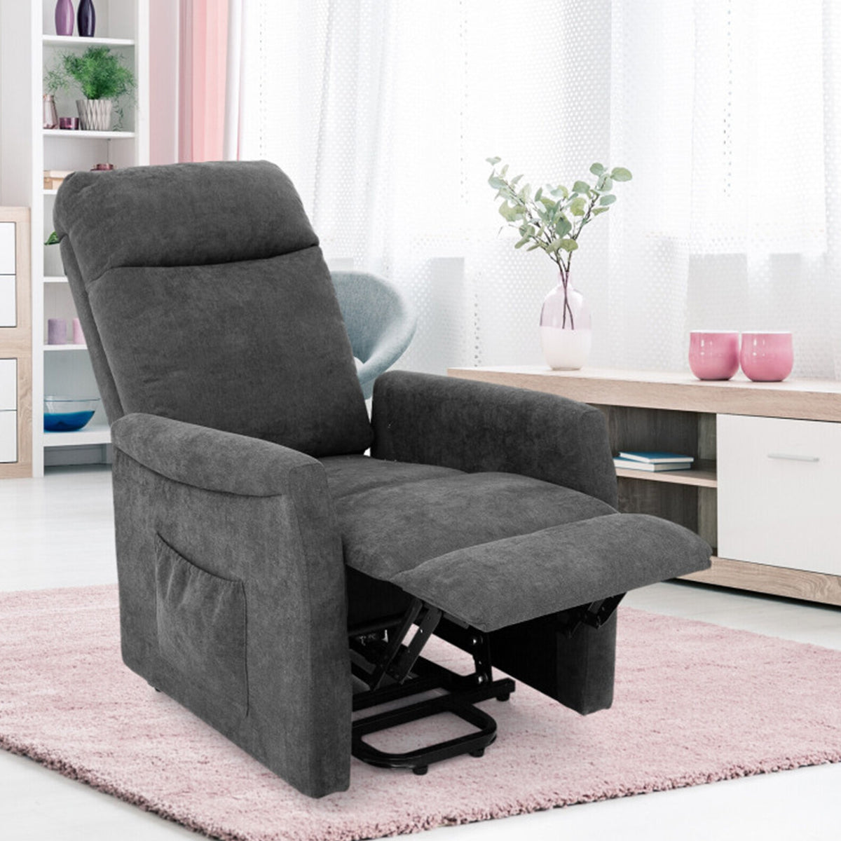 Electric Power Lift Recliner with Remote Control