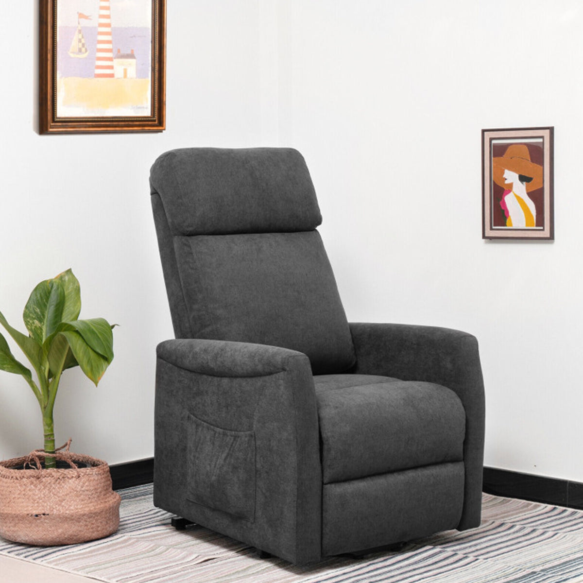 Electric Power Lift Recliner with Remote Control