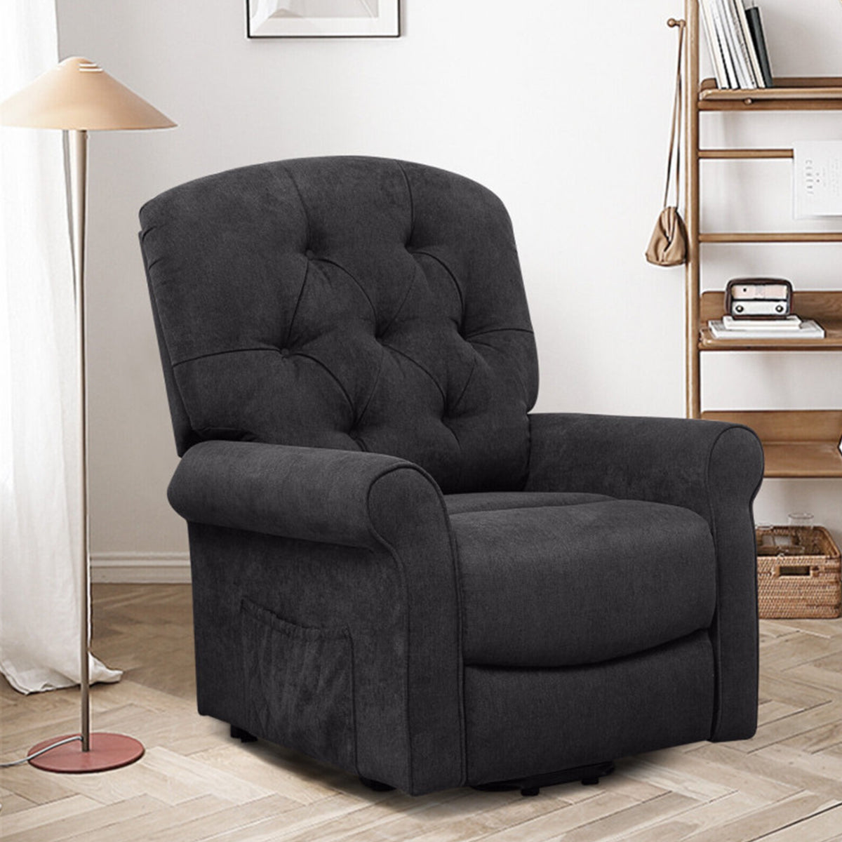 Electric Power Lift Recliner with Adjustable Backrest and Footrest