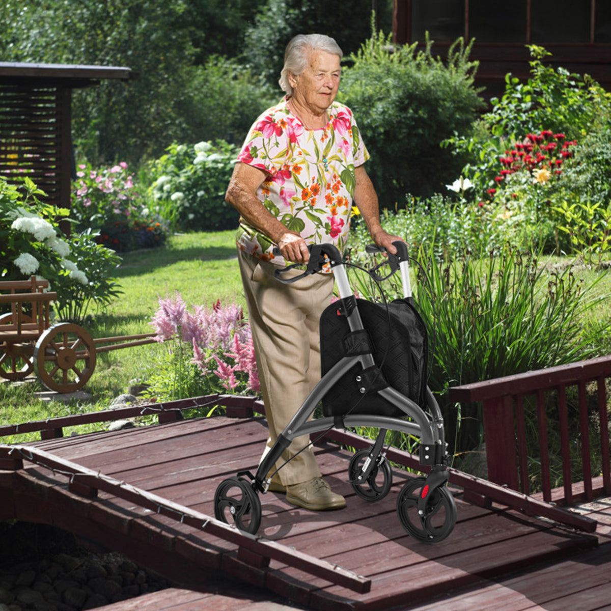 Foldable Rollator Walker