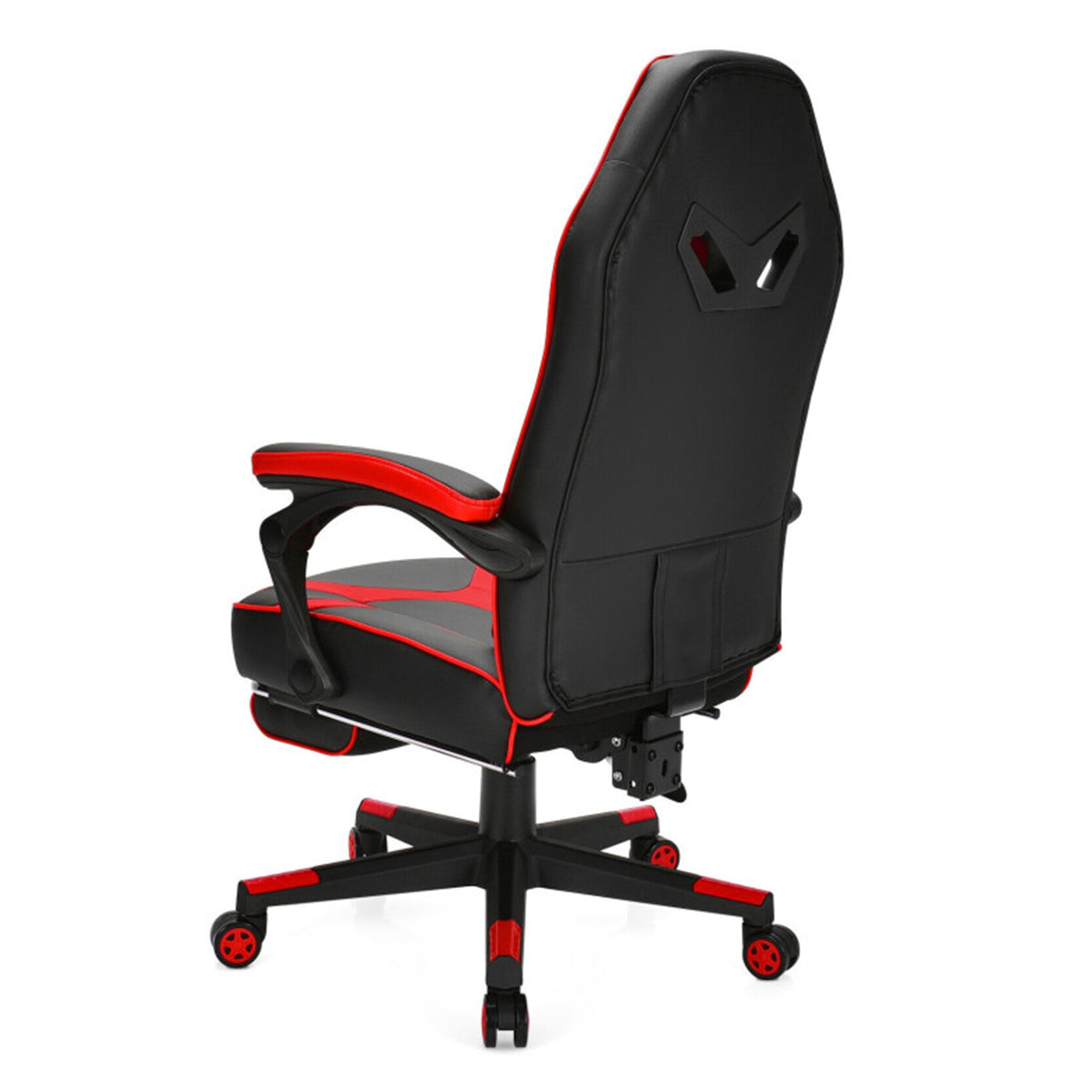 Racing Style Gaming Chair with Massaging Lumbar Support