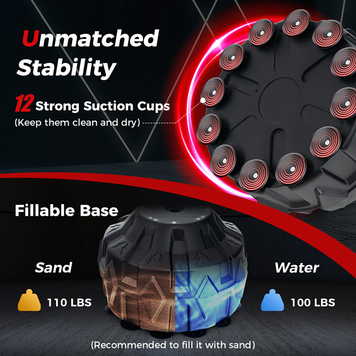 70'' Freestanding Punching Bag