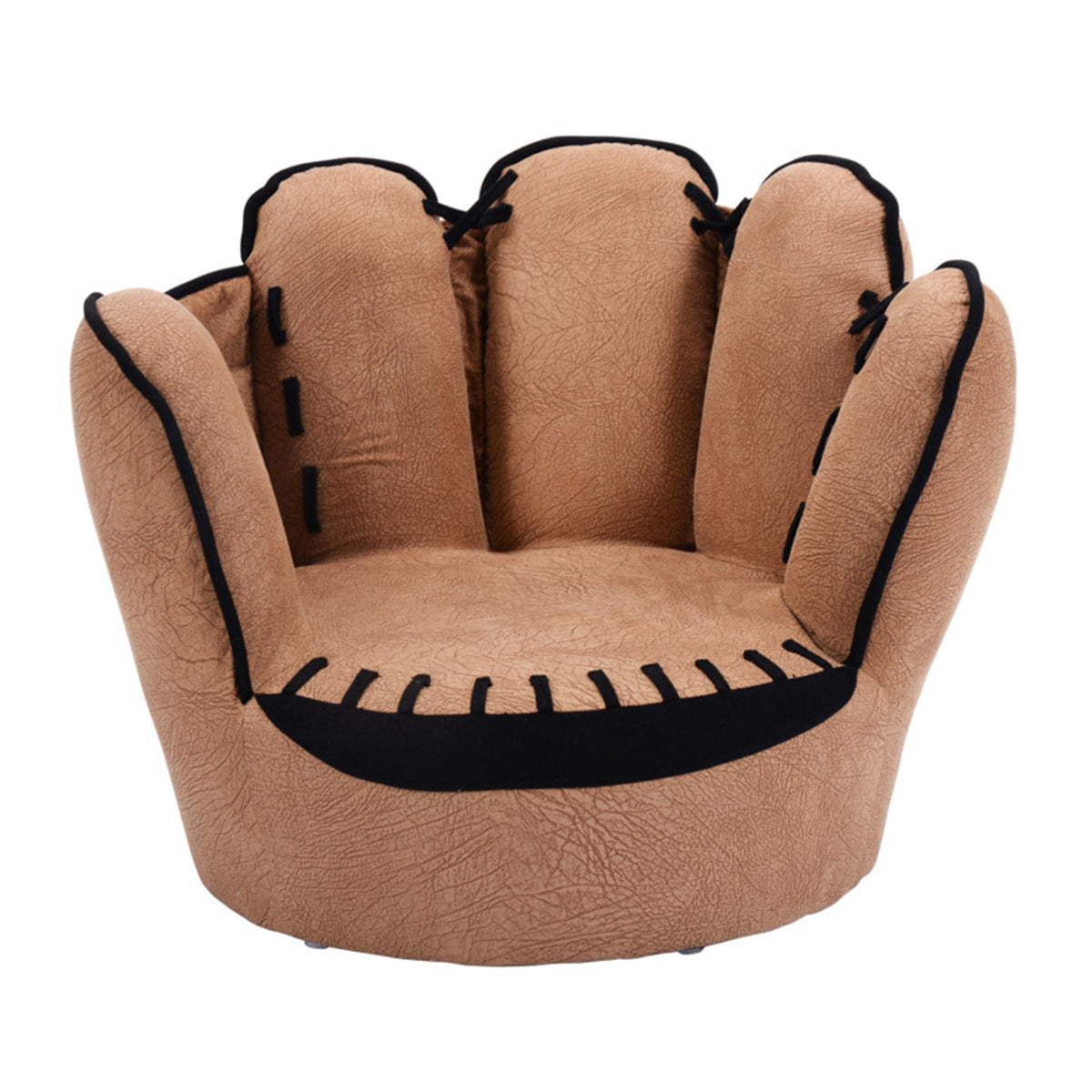 Baseball Glove Shaped Kids Upholstered Sofa