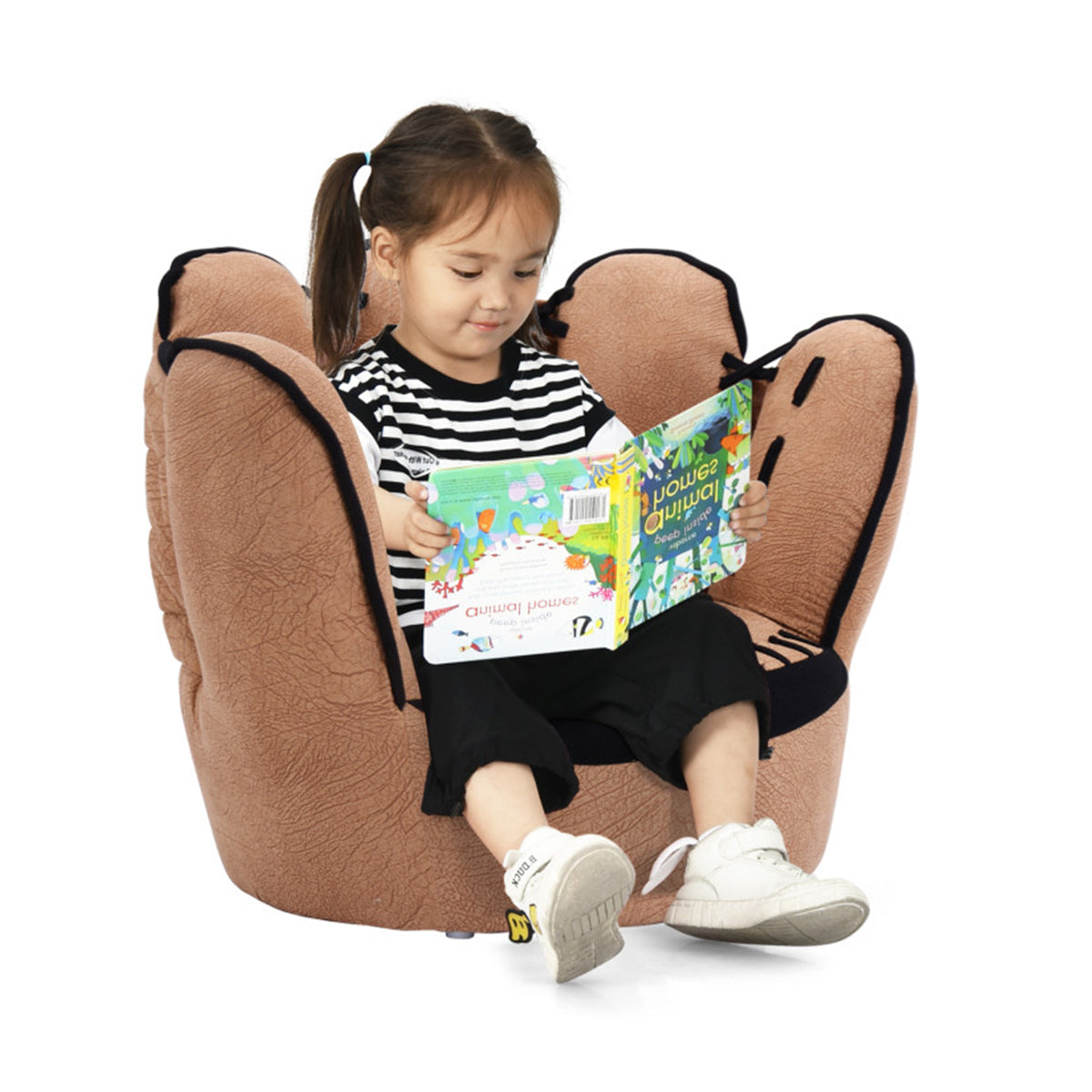 Baseball Glove Shaped Kids Upholstered Sofa