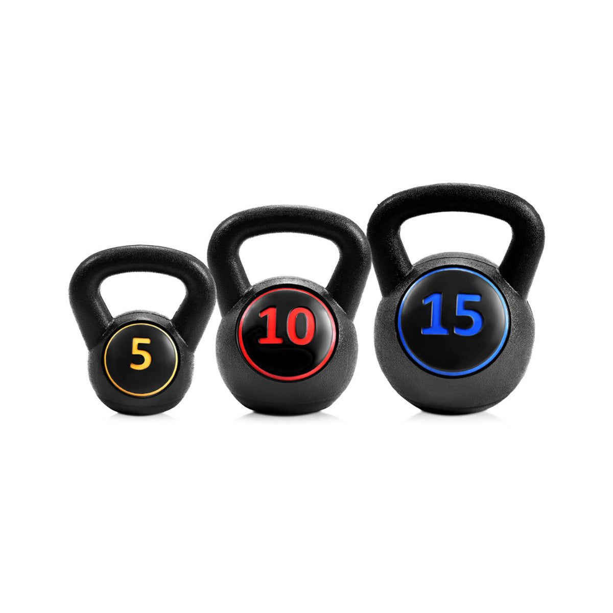 3-Piece Kettlebell Weights Set