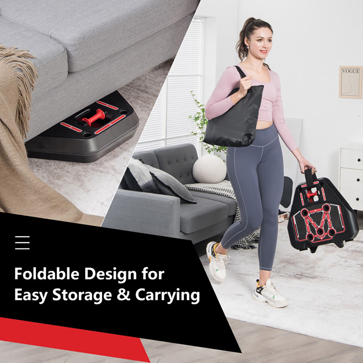 All-in-One Portable Pushup Board Home Gym