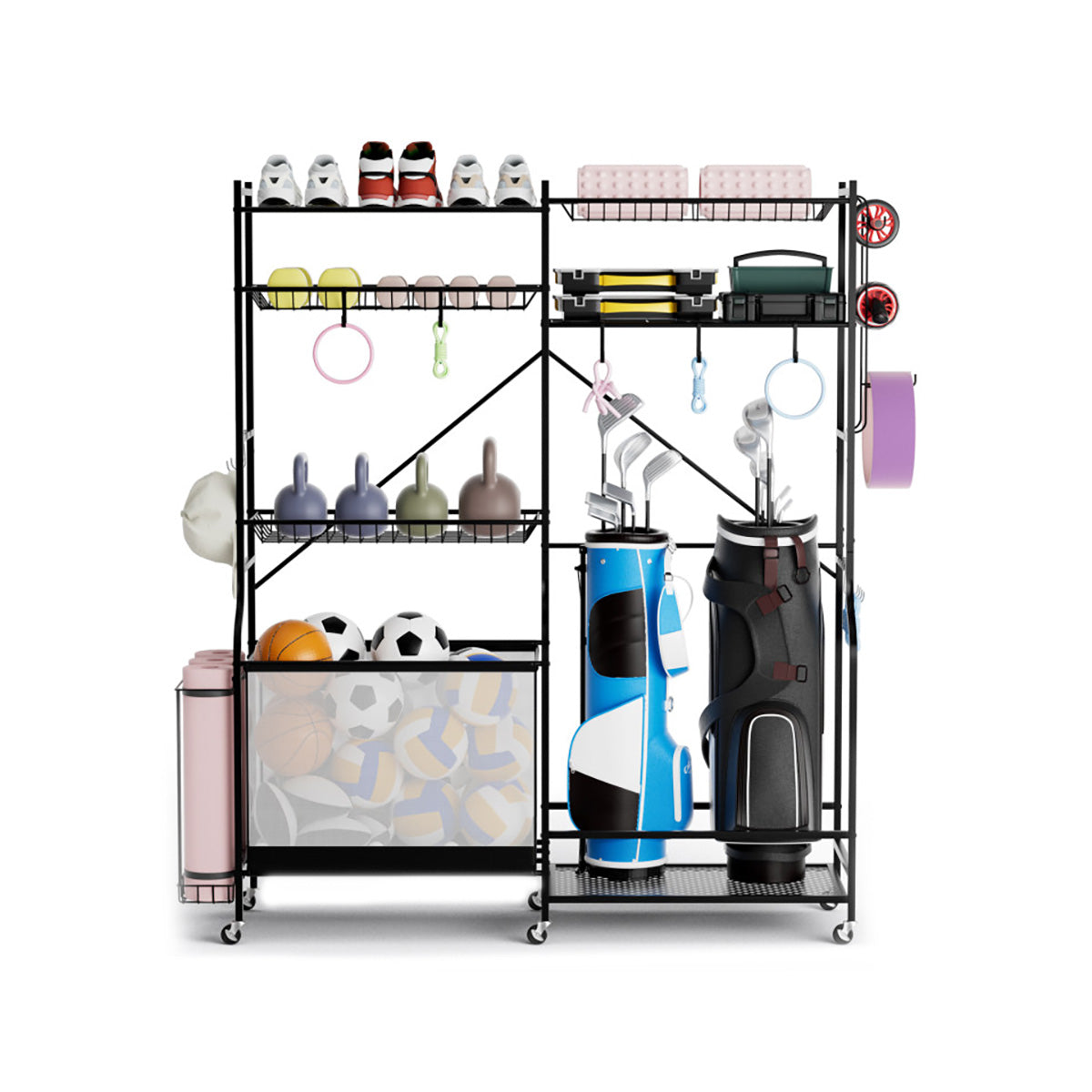 Sports Equipment Garage Organizer