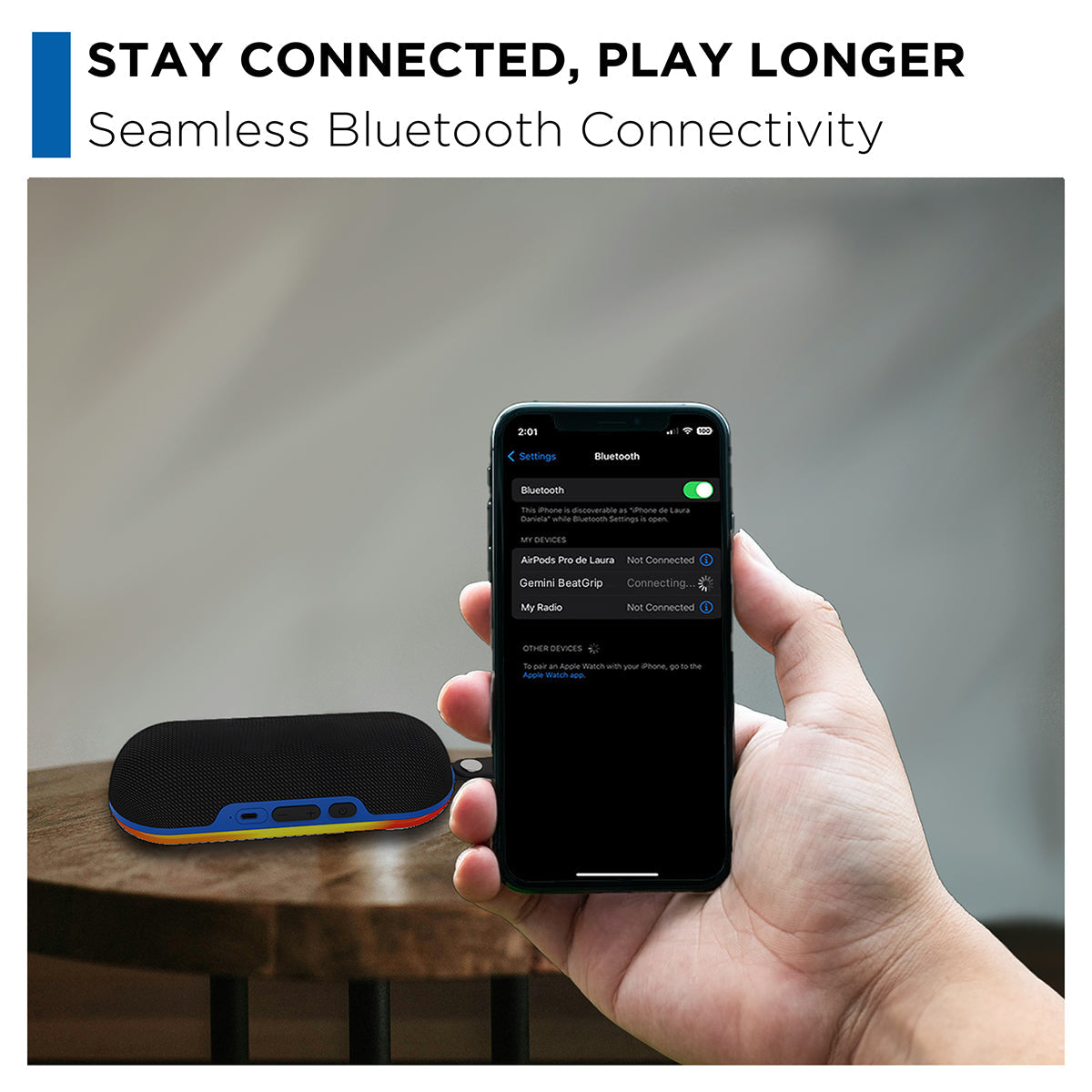 Magnetic Bluetooth Speaker