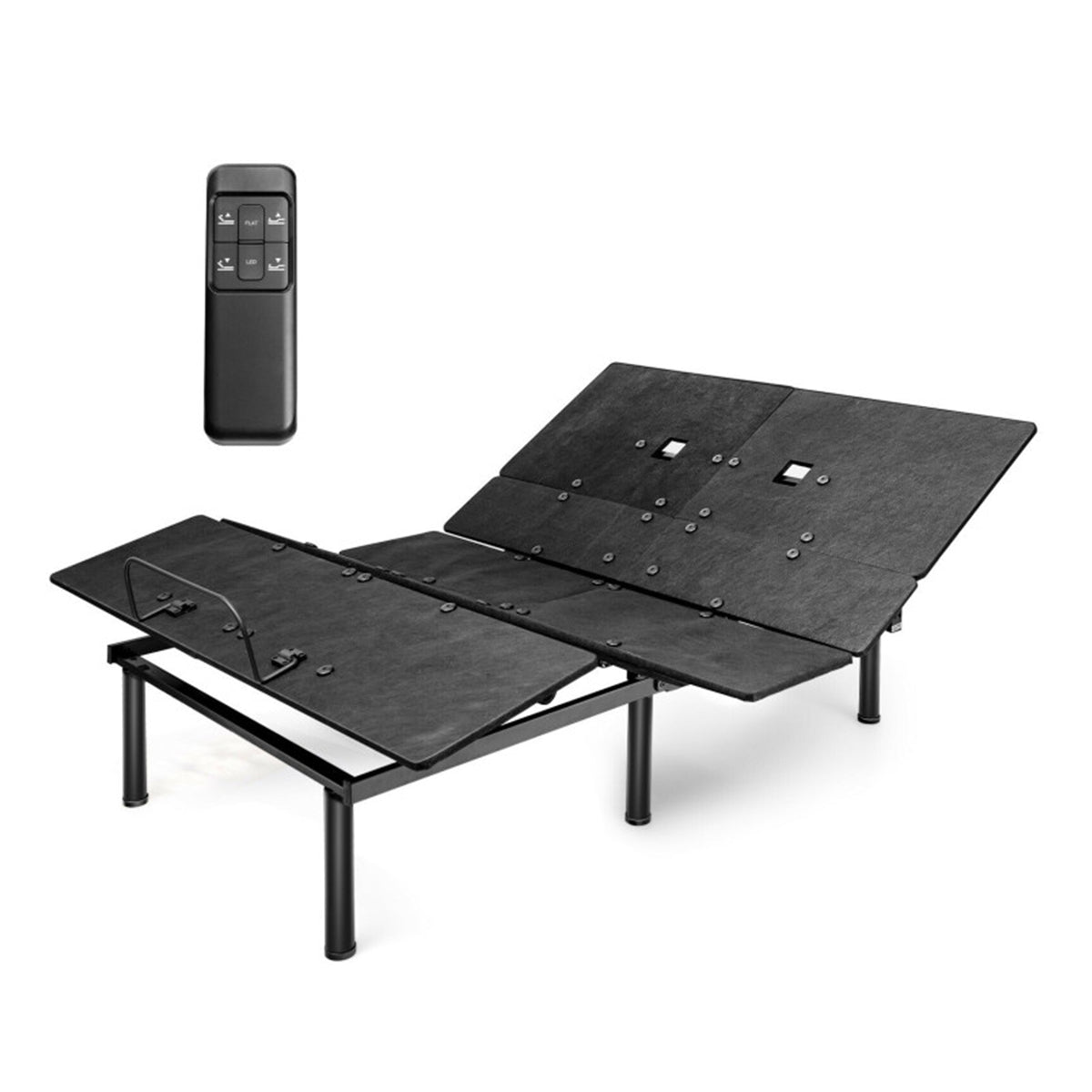 Adjustable Bed Base Frame with Head and Foot Incline