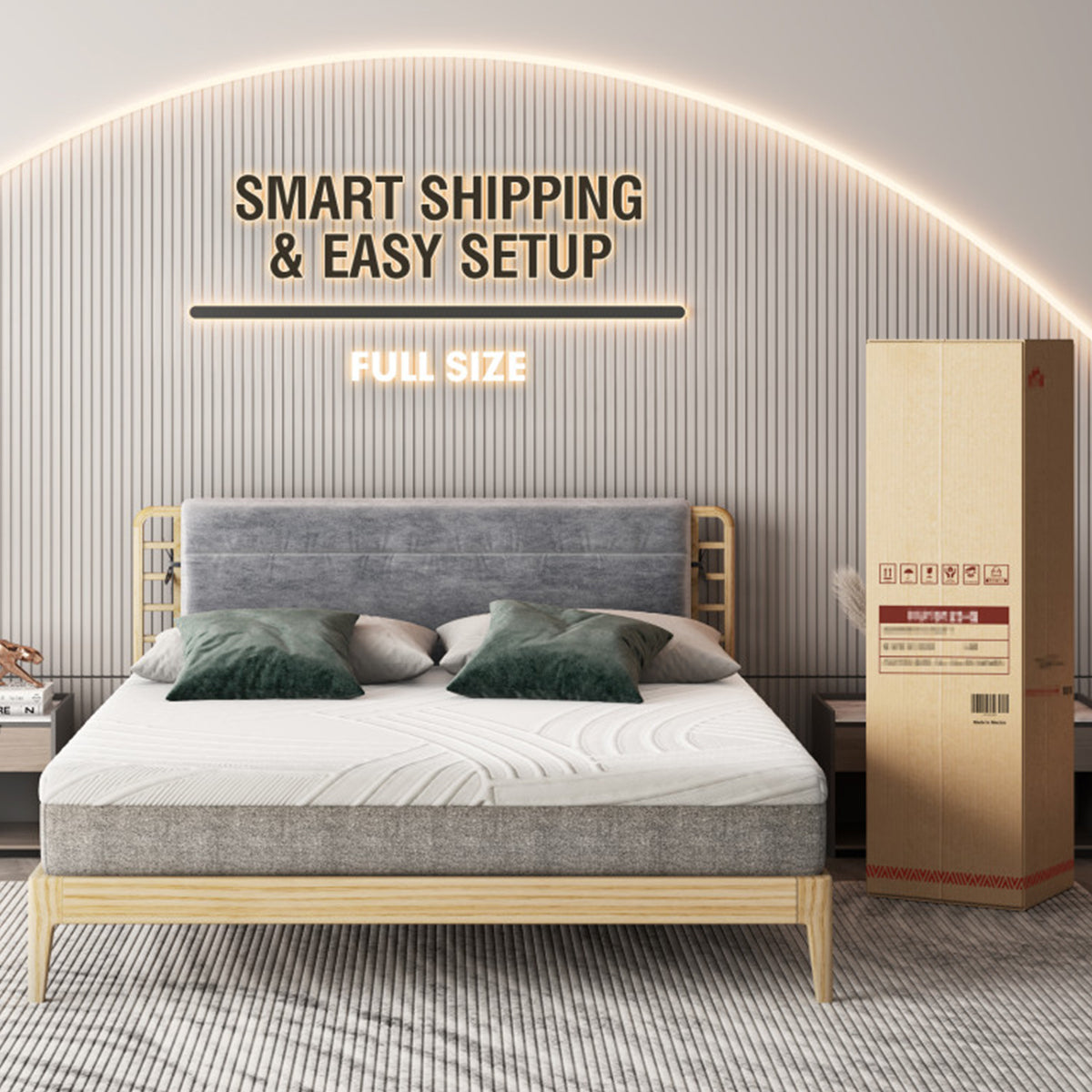 Full-Sized Memory Foam Gel Mattress