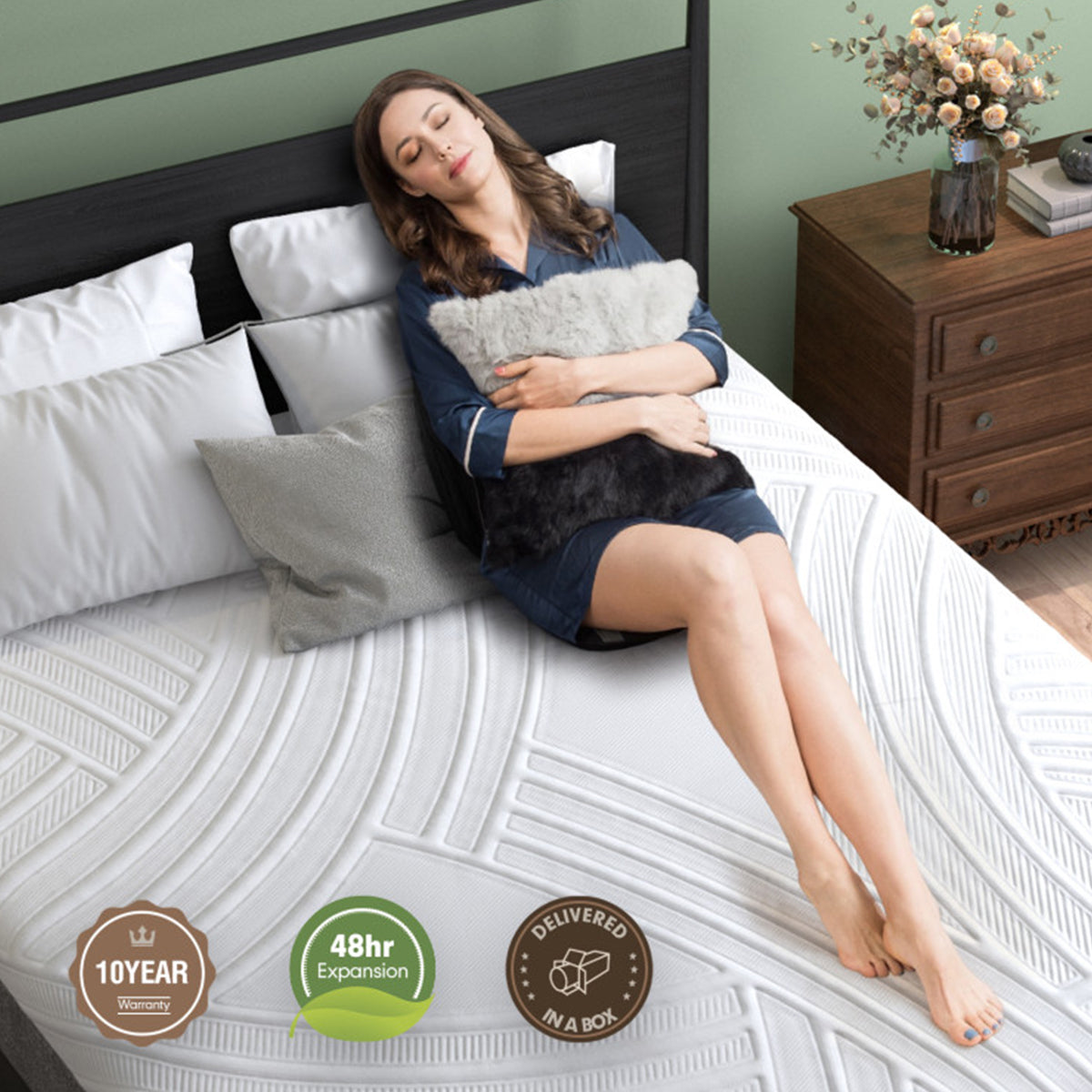 Full-Sized Memory Foam Gel Mattress