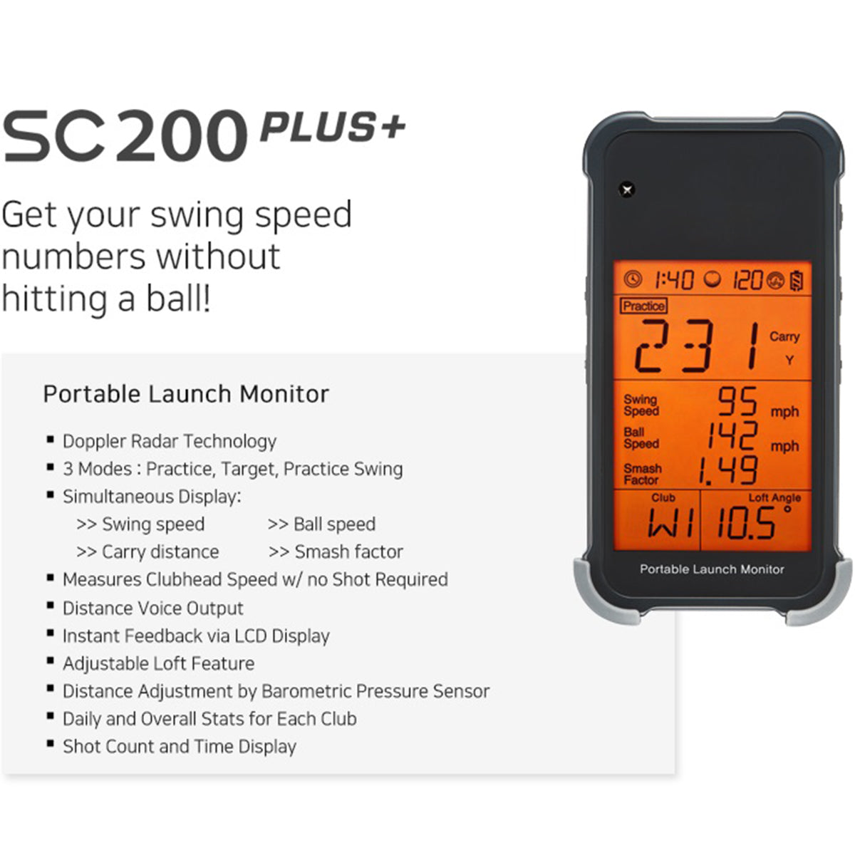 Portable Golf Launch Monitor
