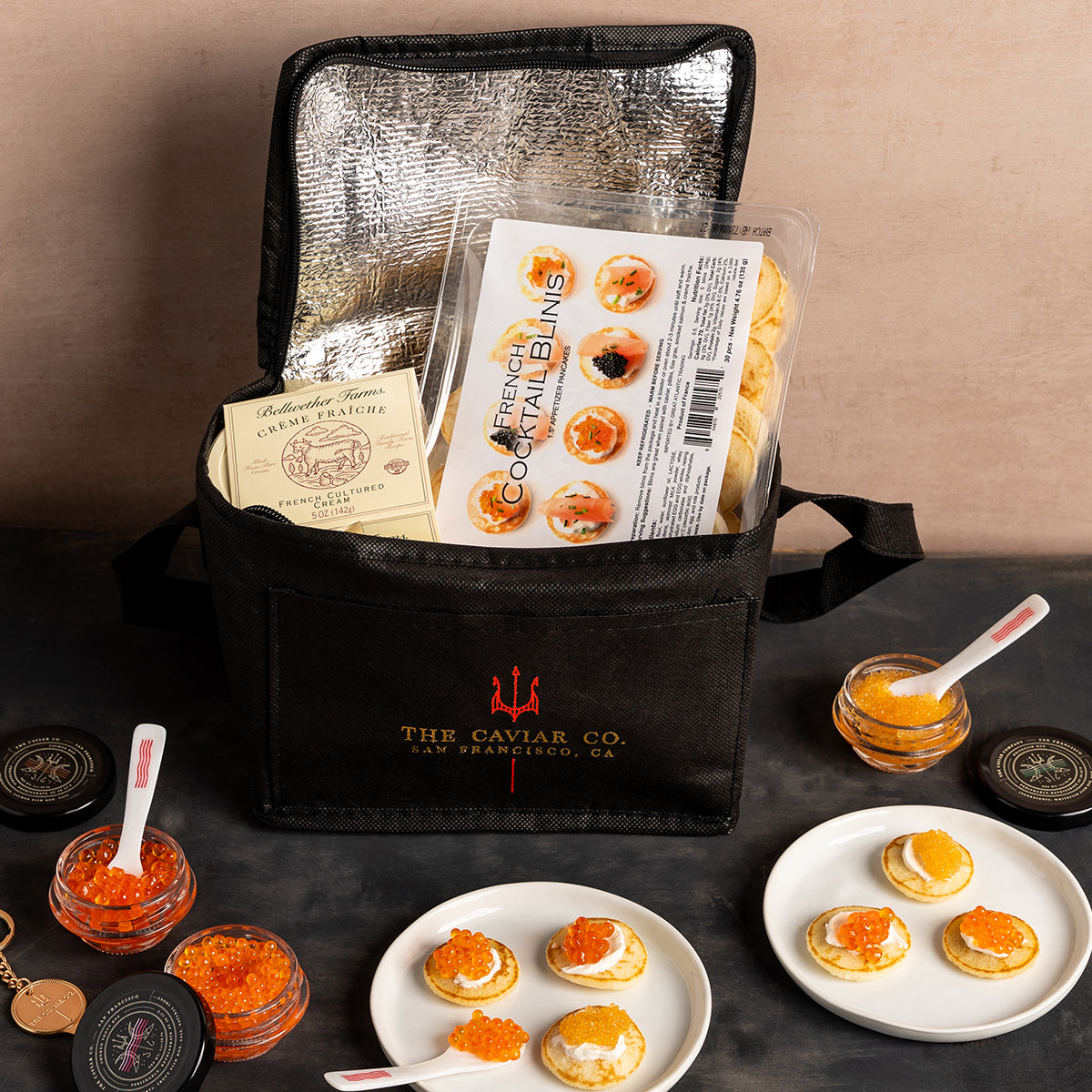The Caviar Co. Variety Caviar Flight