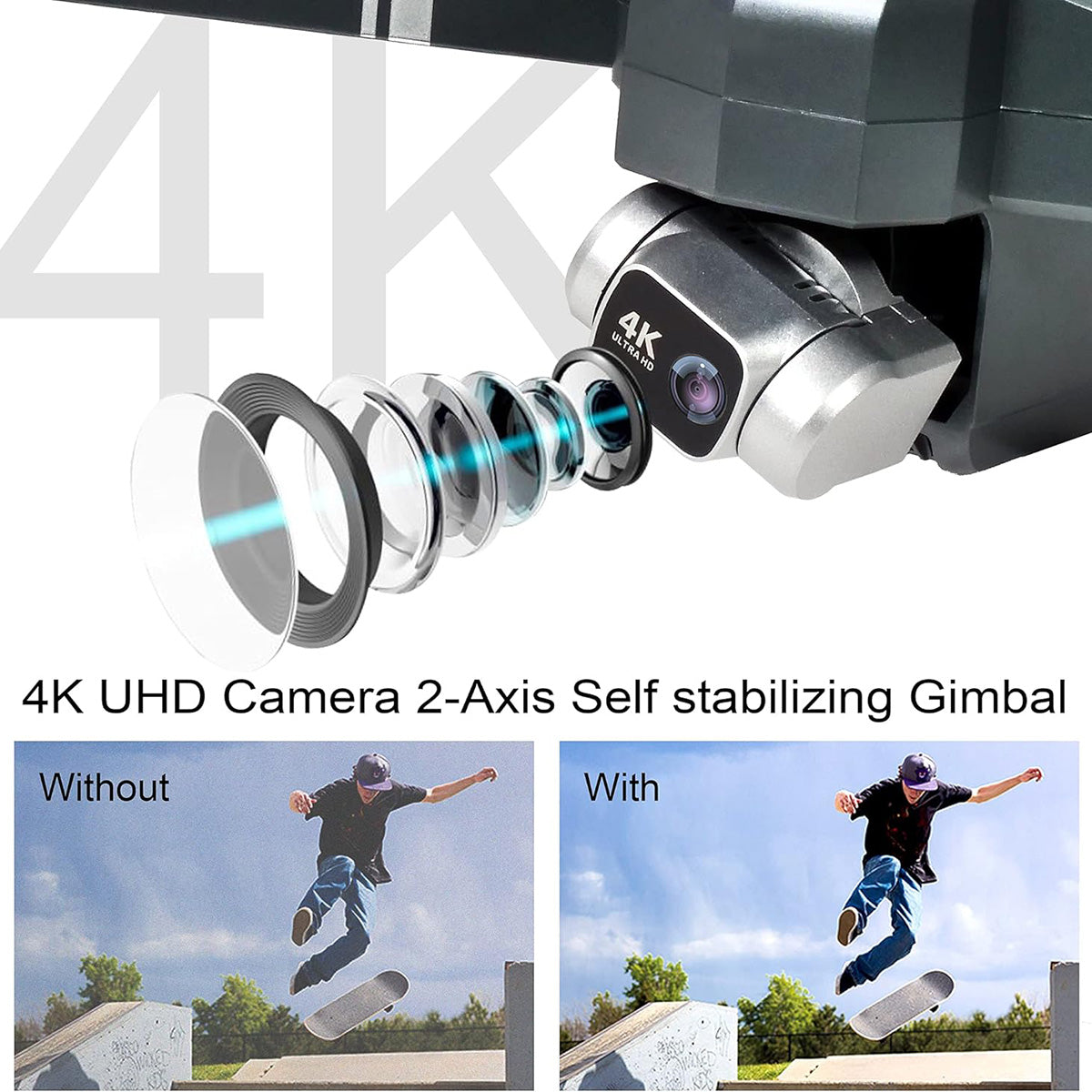GPS Drone with 4K UHD Camera